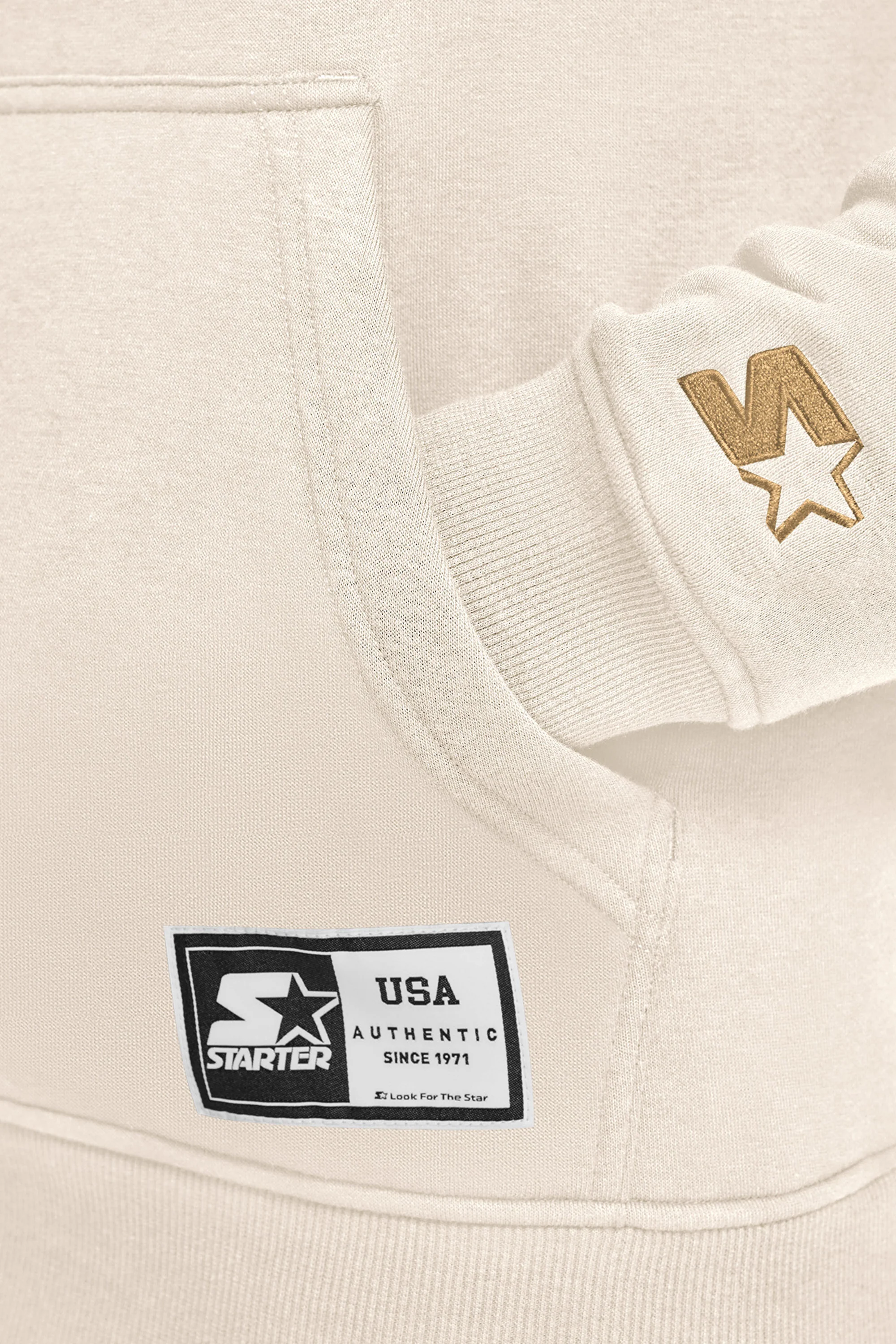 MENS STARTER EMBROIDERED FLEECE HOODIE - Image 3