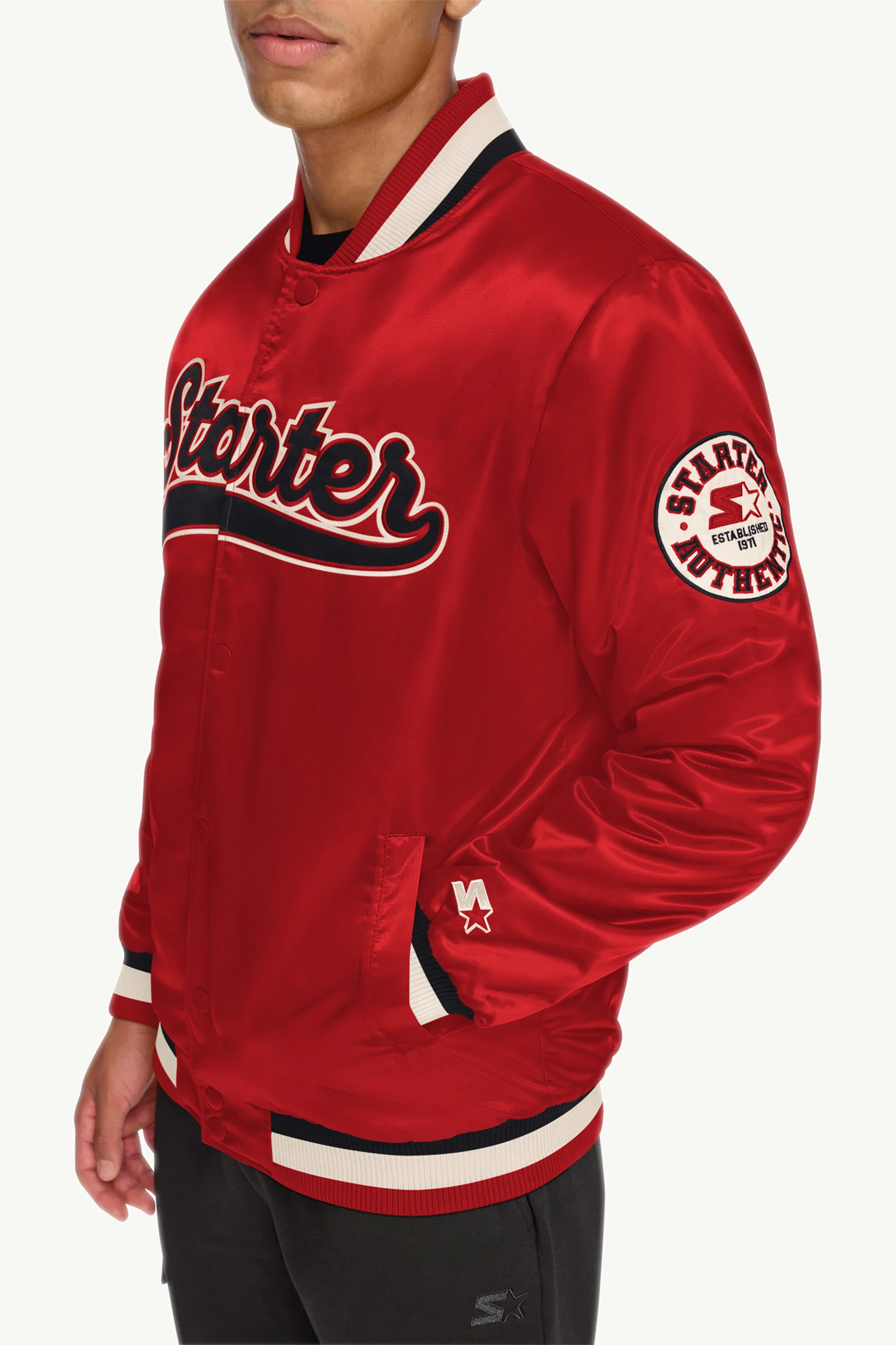 MENS STARTER VARSITY BOMBER JACKET - Image 2