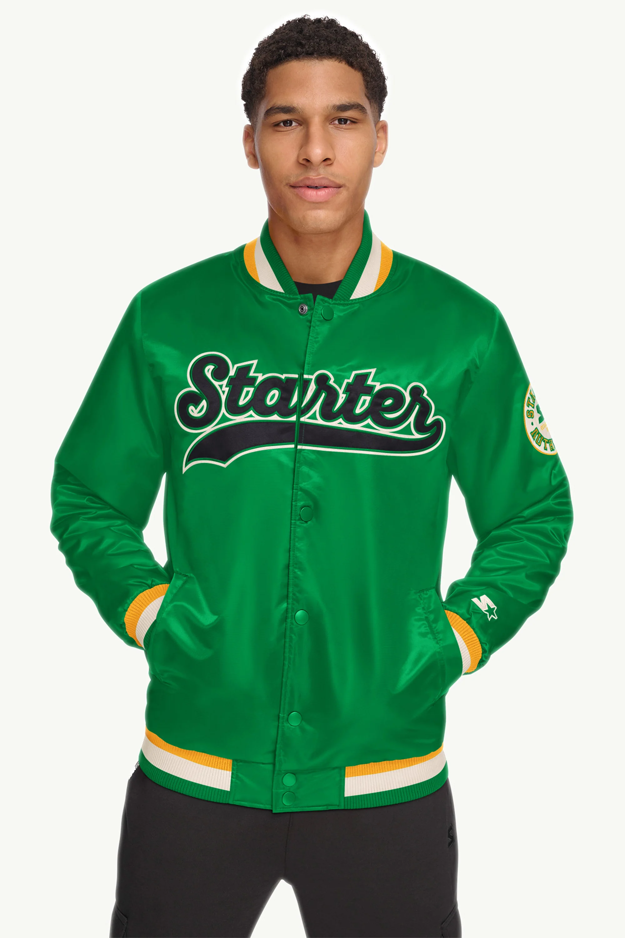 MENS STARTER VARSITY BOMBER JACKET