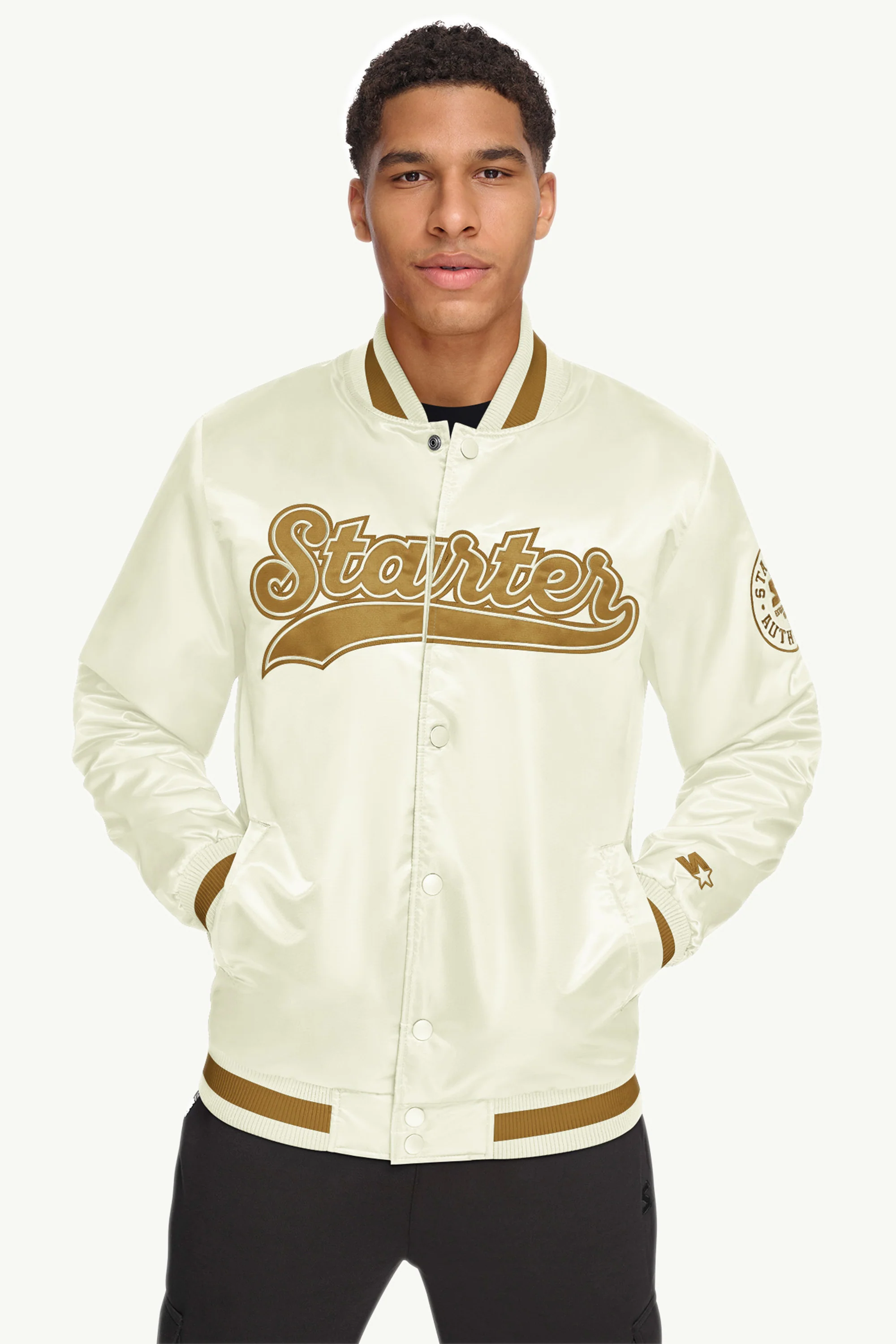 MENS STARTER VARSITY BOMBER JACKET