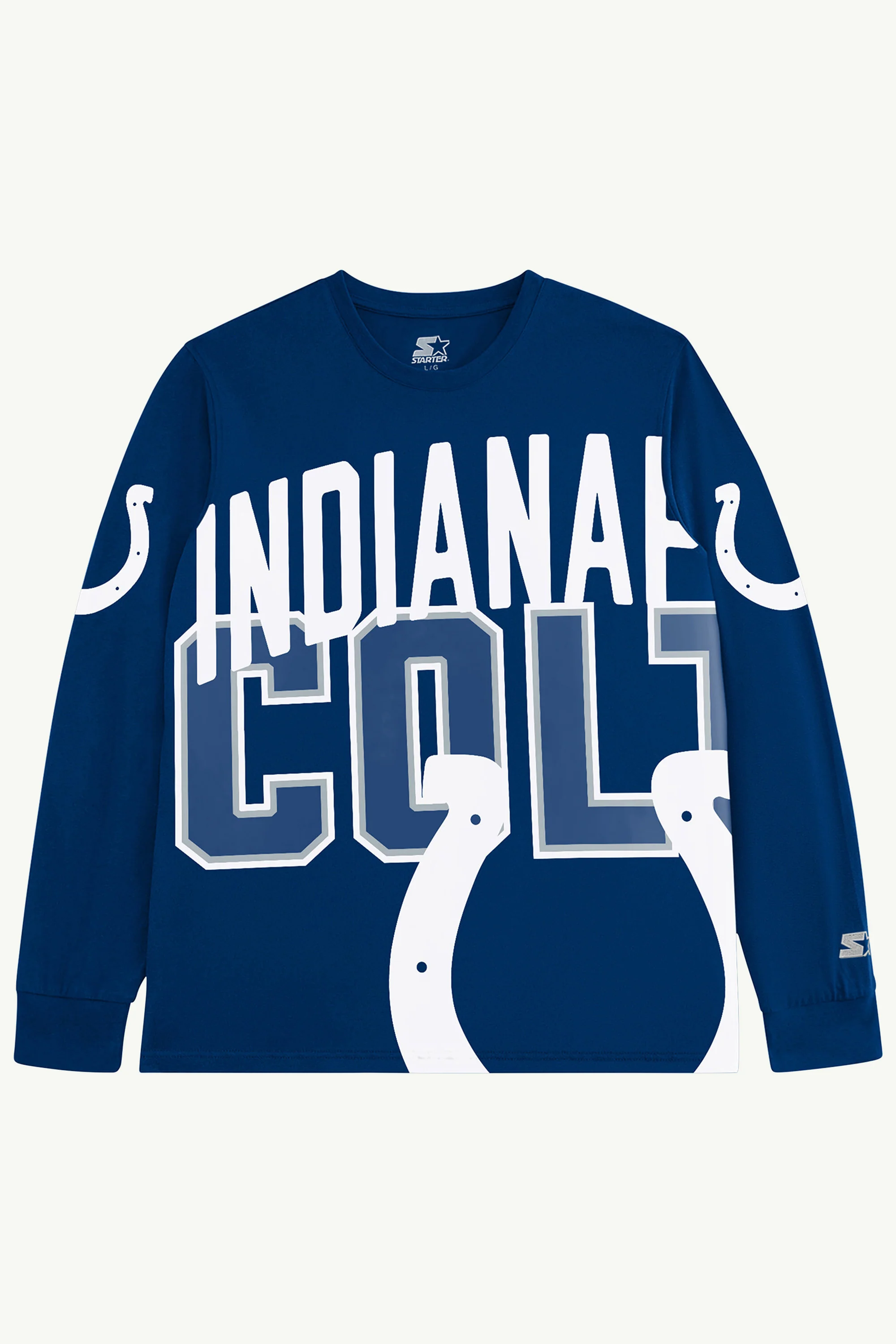 INDIANAPOLIS COLTS CLUTCH HIT LONG SLEEVE GRAPHIC TEE
