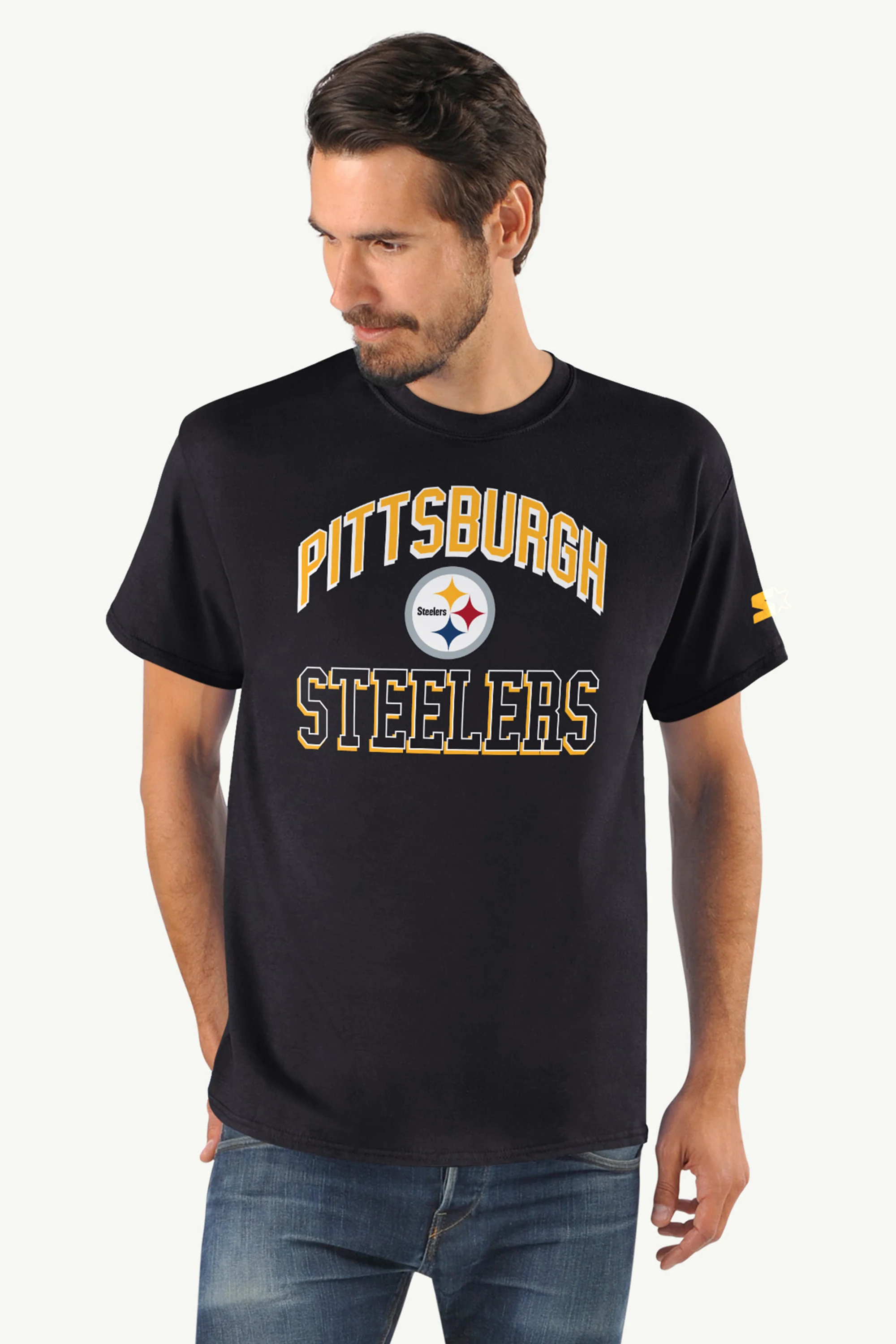 MENS PITTSBURGH STEELERS SHORT SLEEVE T SHIRT