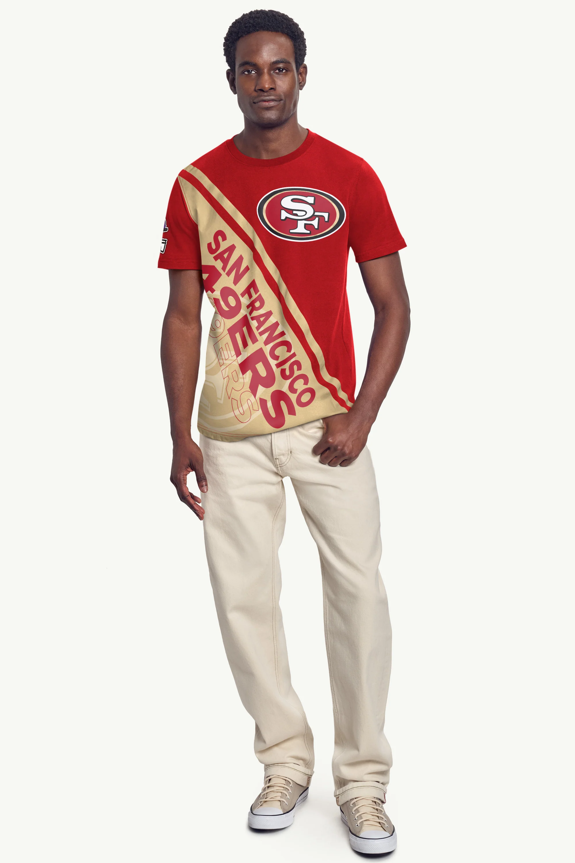 MENS SAN FRANCISCO 49ERS GRAPHIC T SHIRT - Image 2