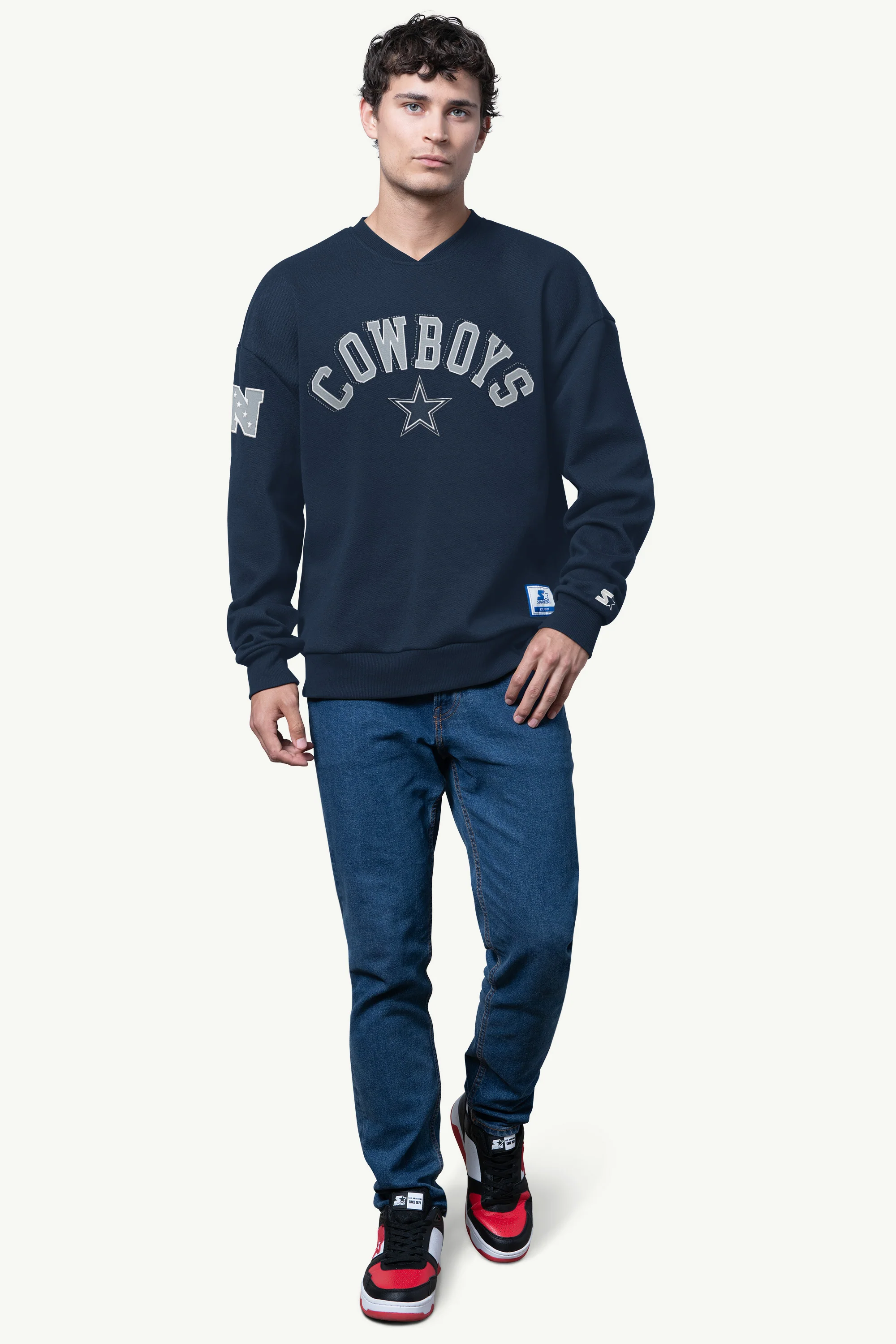 MENS DALLAS COWBOYS PIQUE PULLOVER - Image 2
