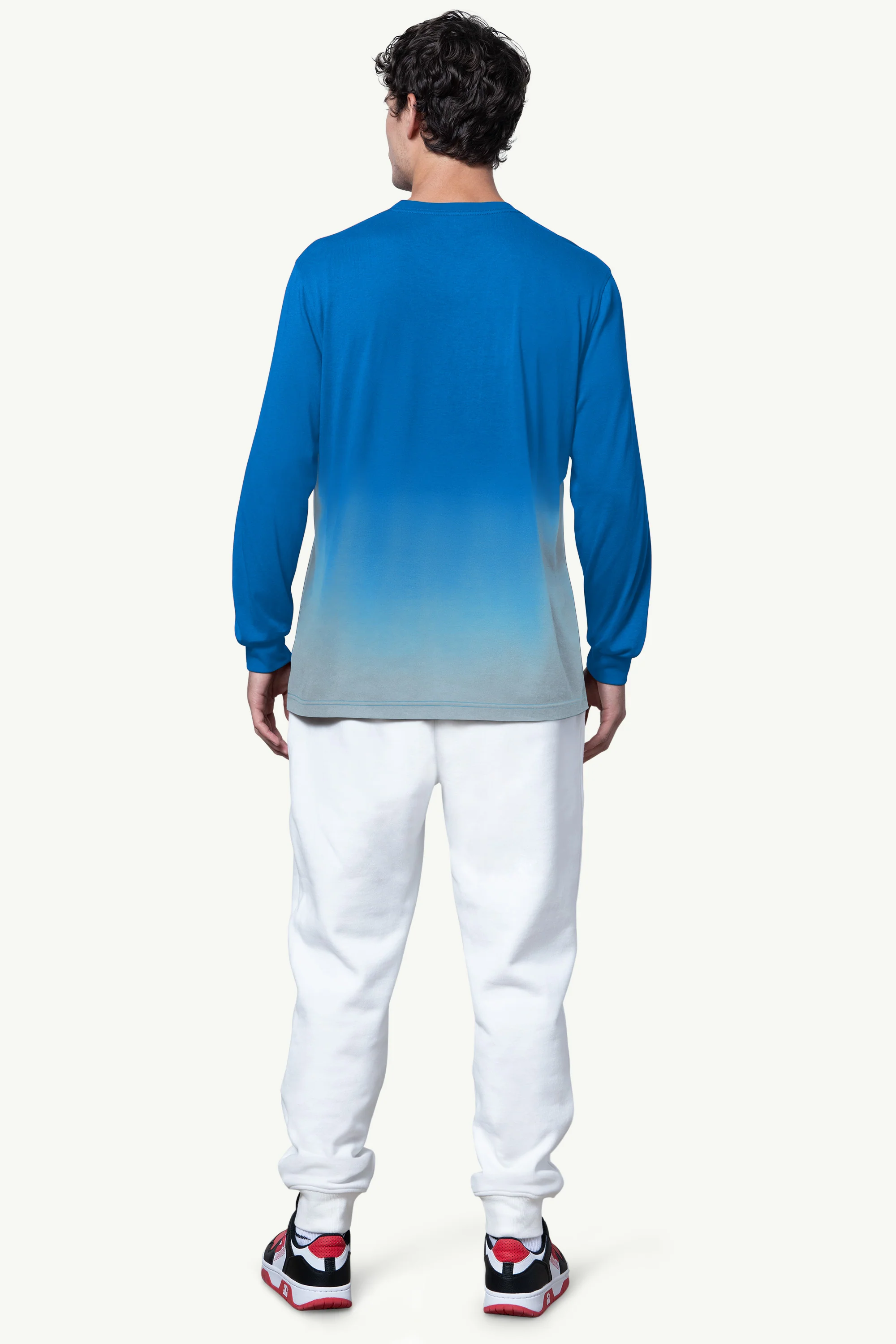 MENS DETROIT LIONS EXTREME QUARTERBACK LONG SLEEVE T SHIRT - Image 3
