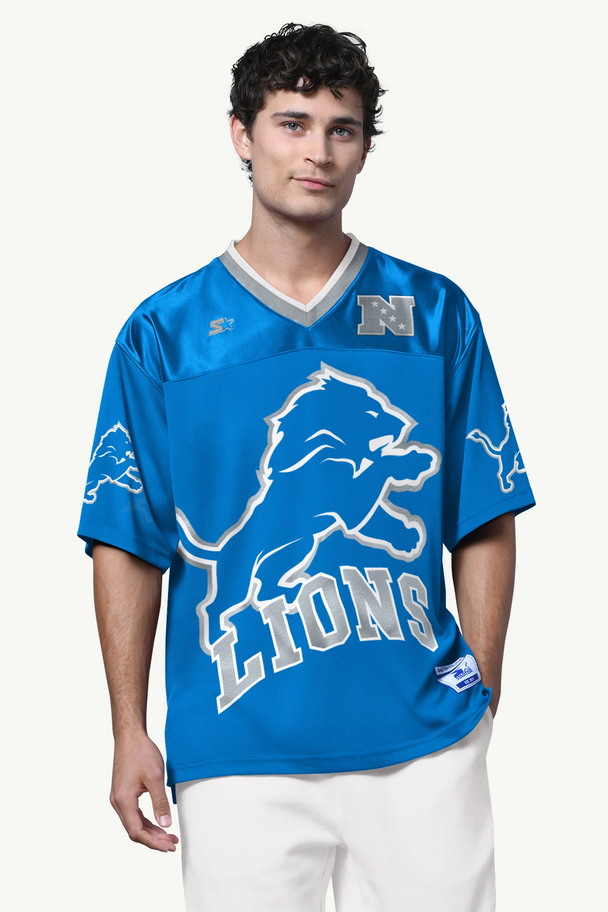 MENS DETROIT LIONS FORWARD PASS JERSEY