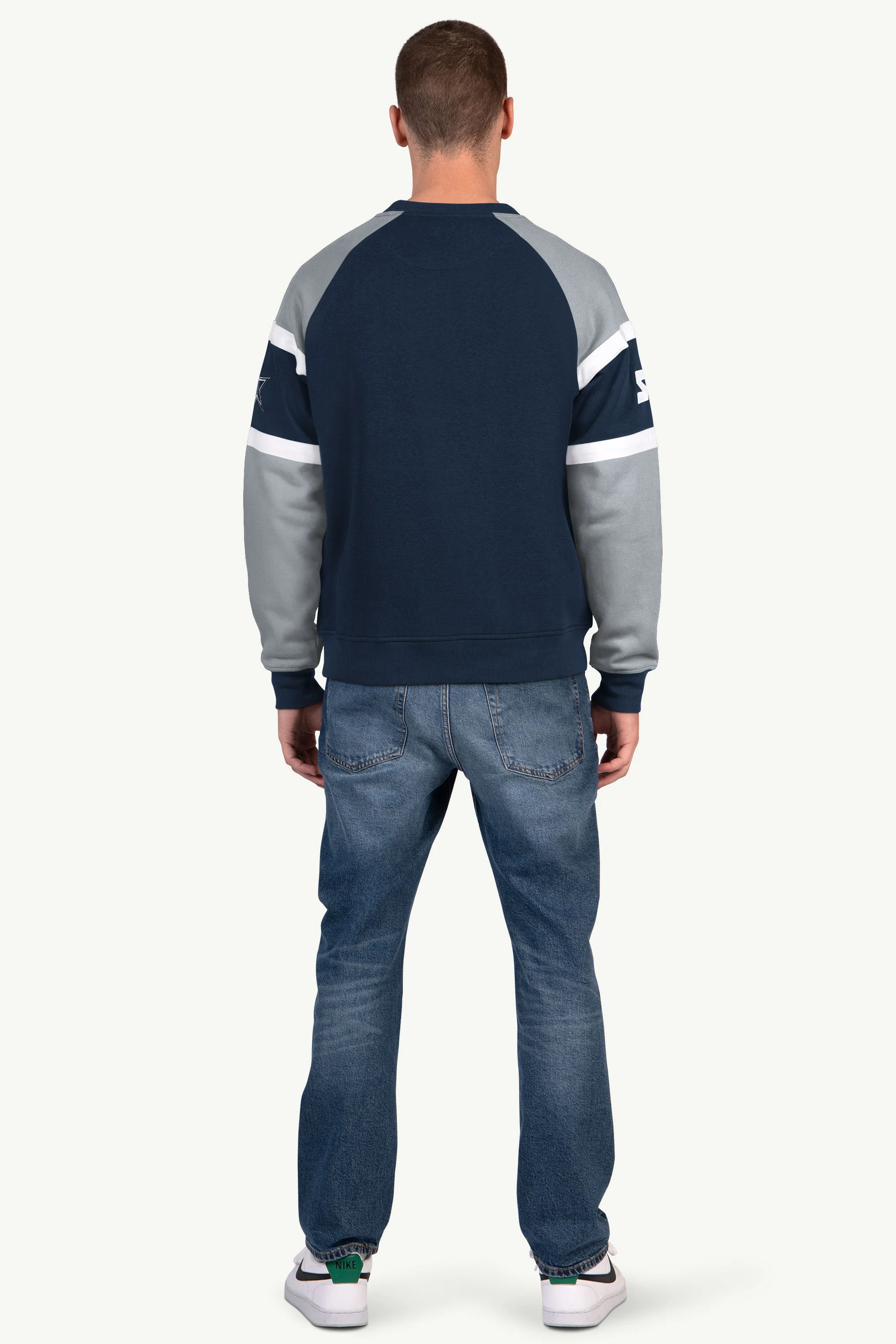MENS DALLAS COWBOYS DIME BACK COLORBLOCK CREWNECK - Image 3