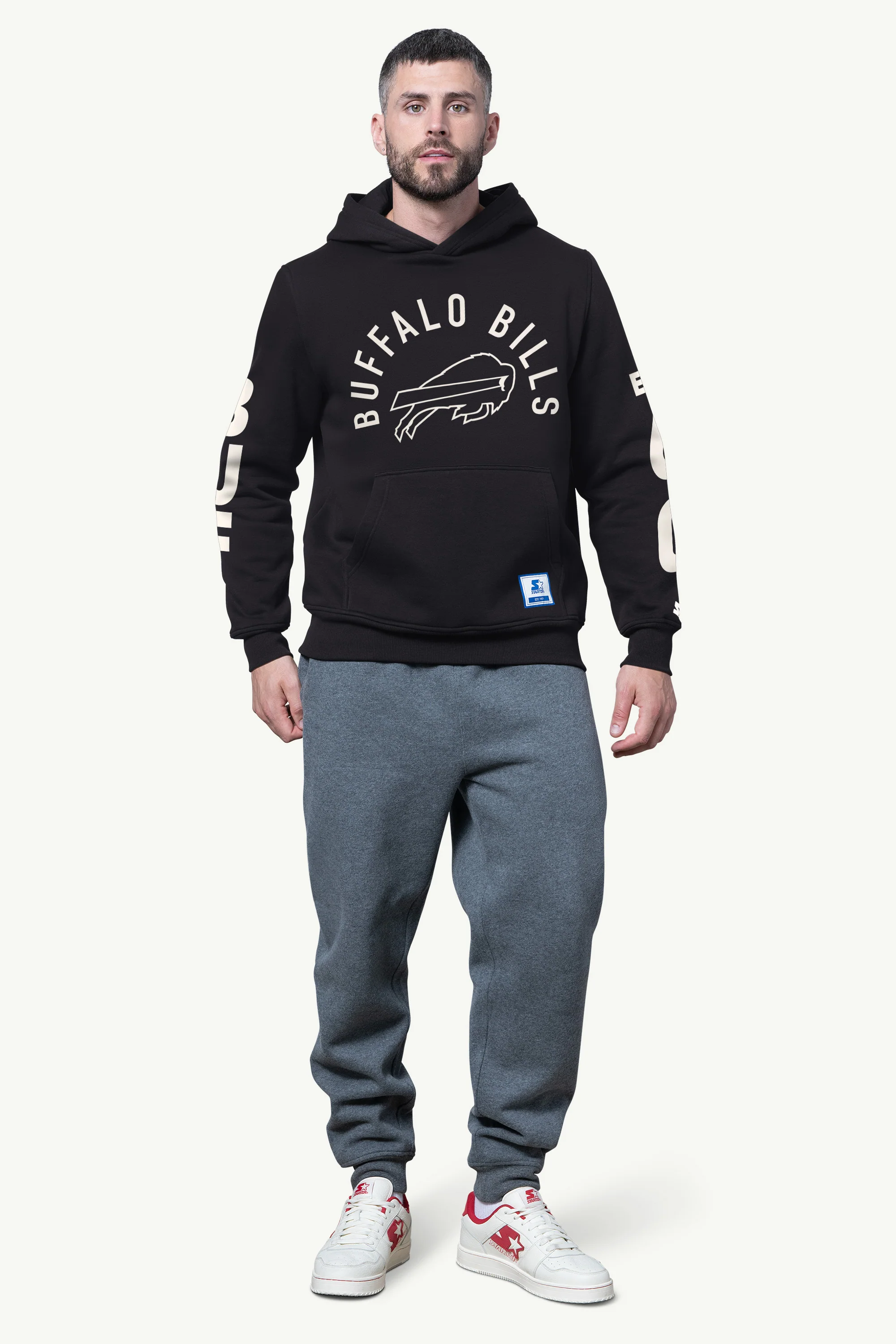 MENS BUFFALO BILLS HANDOFF FLEECE HOODIE - Image 2