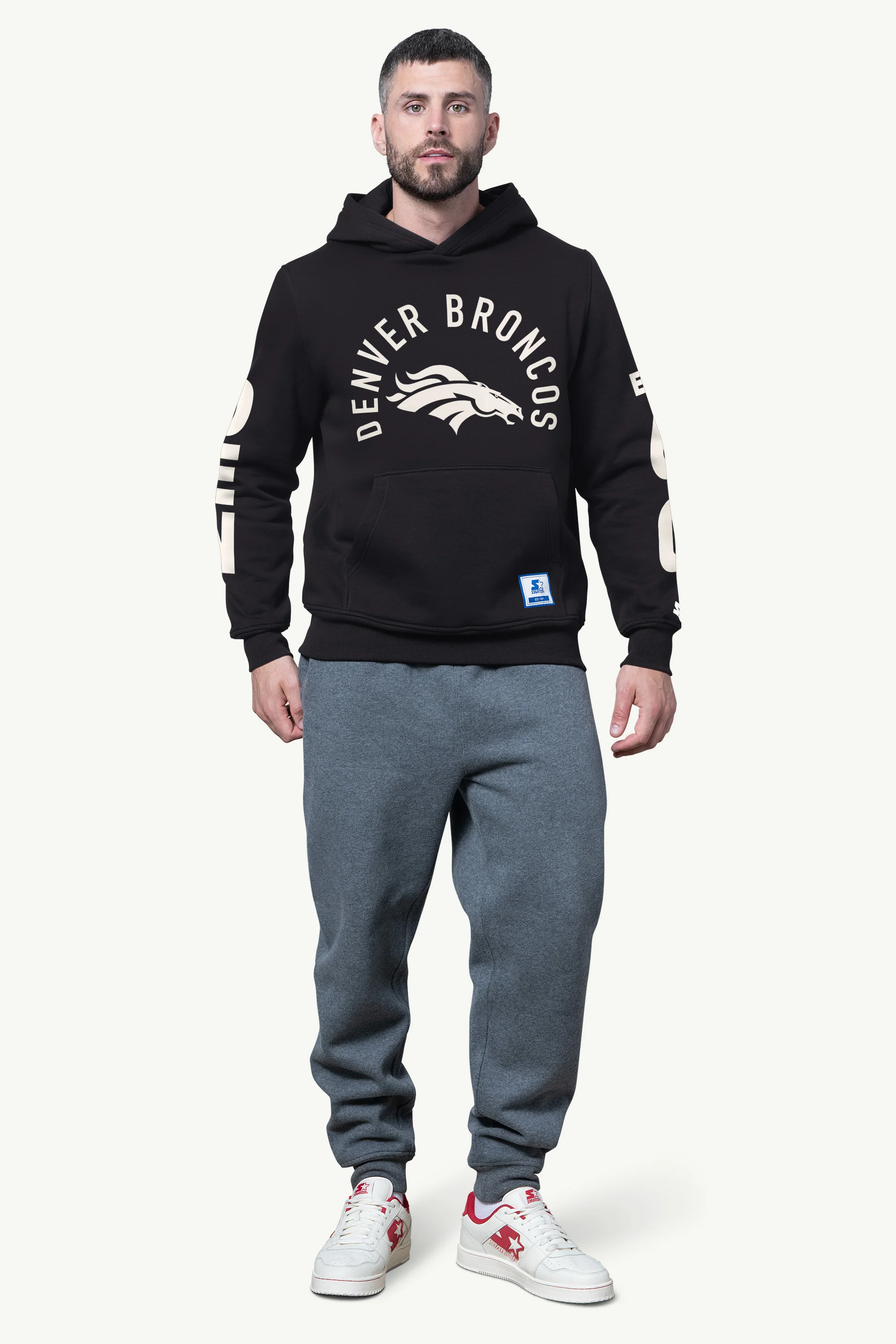 MENS DENVER BRONCOS HANDOFF FLEECE HOODIE - Image 2