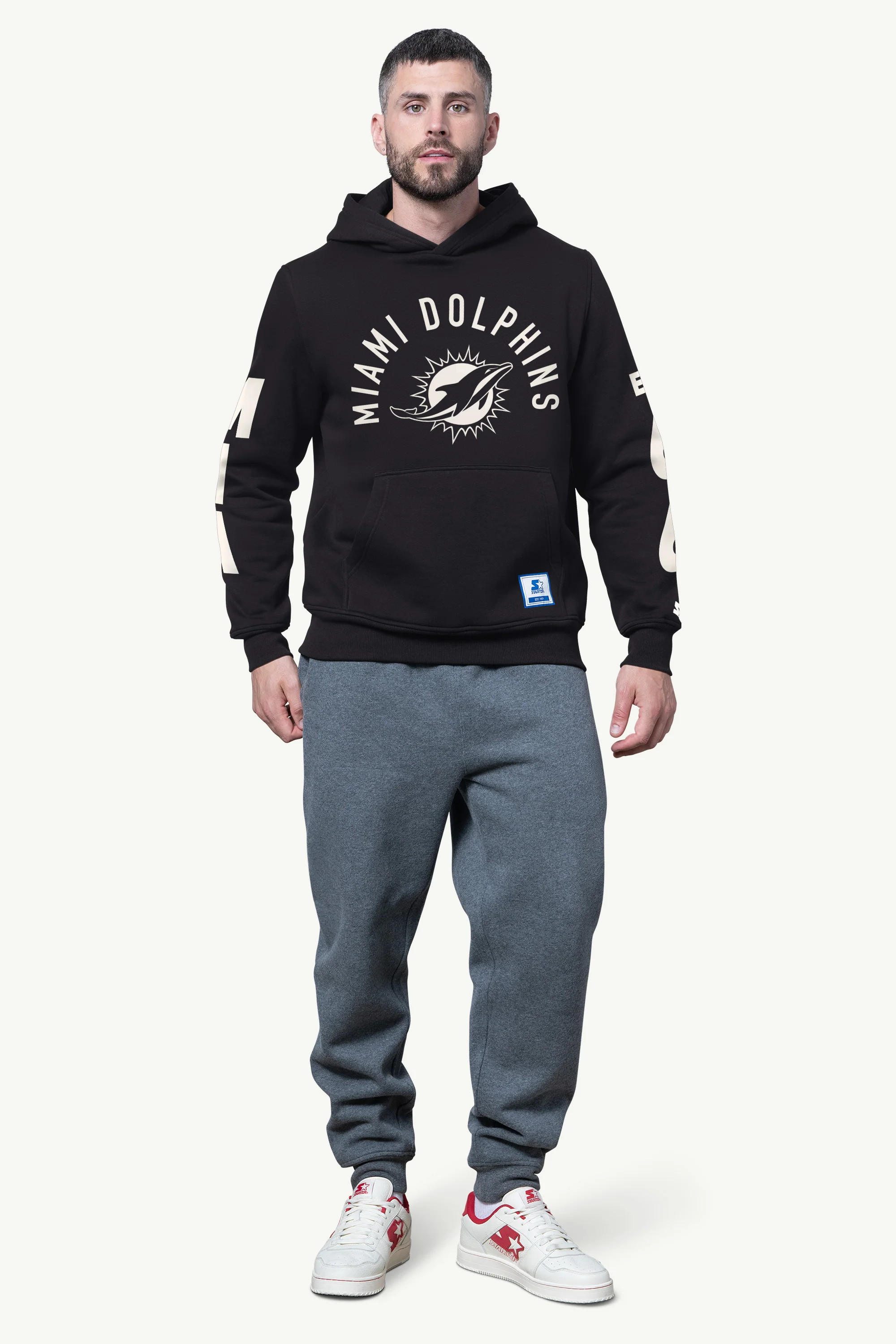 MENS MIAMI DOLPHINS HANDOFF FLEECE HOODIE - Image 2