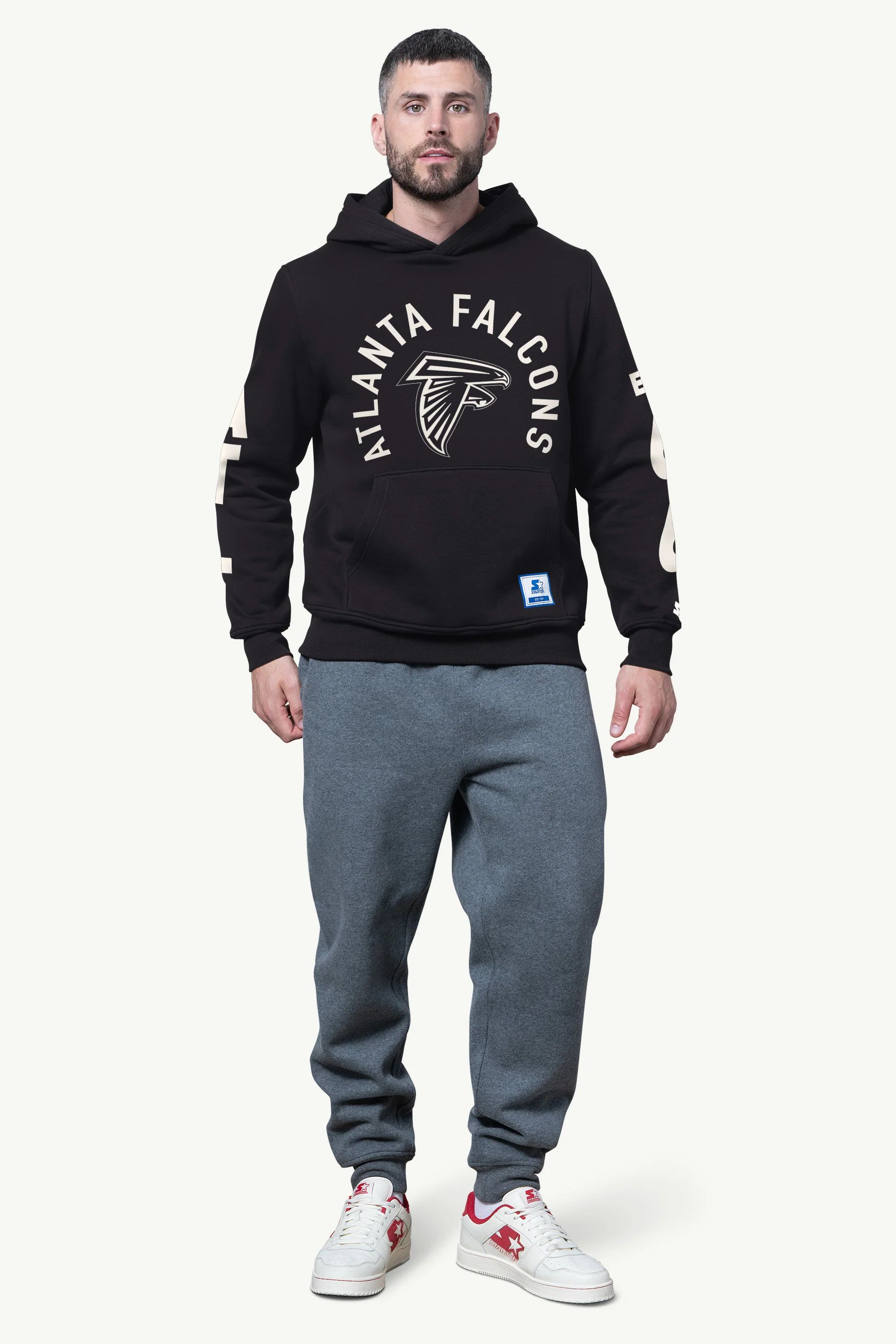 MENS ATLANTA FALCONS HANDOFF FLEECE HOODIE - Image 2