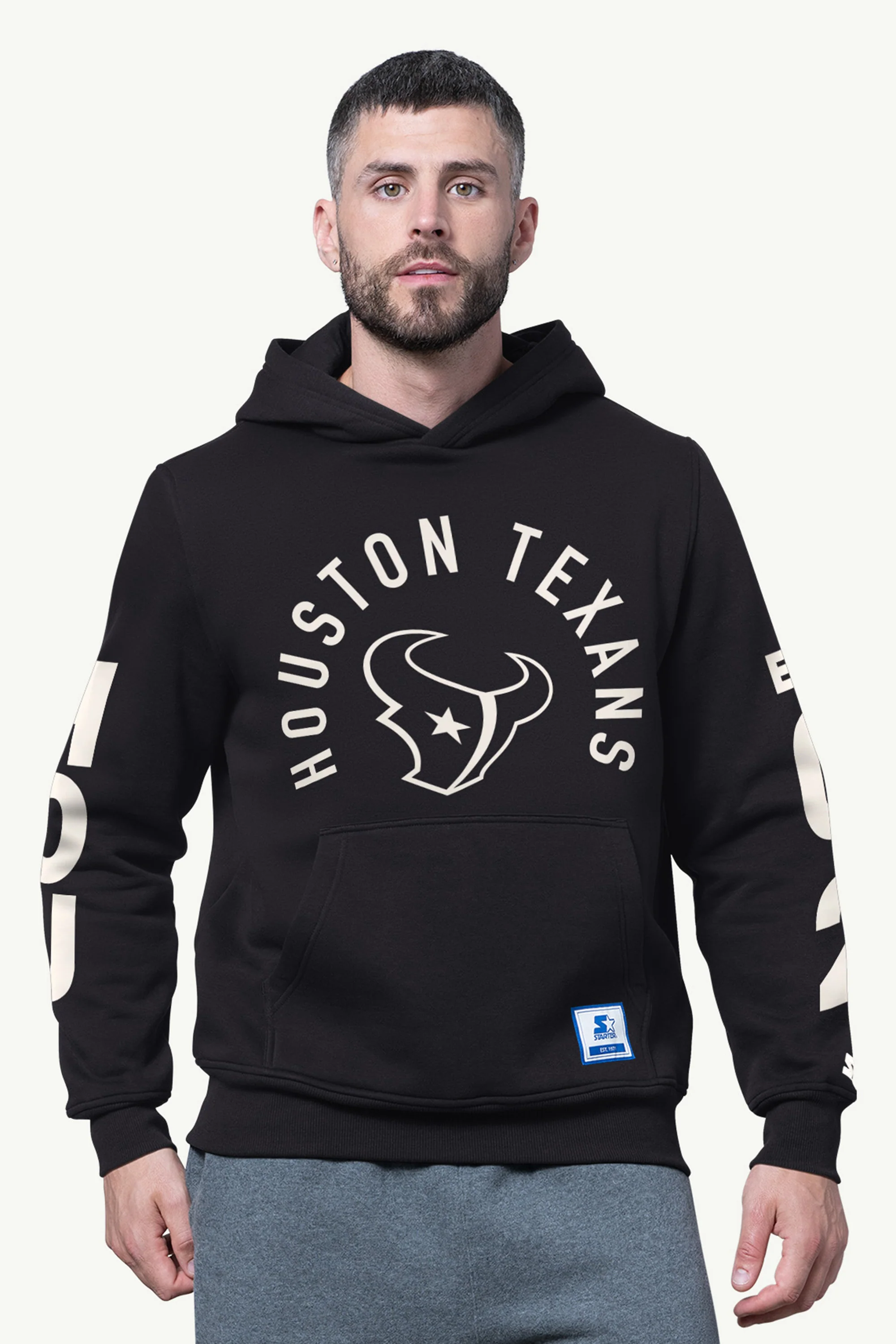 MENS HOUSTON TEXANS HANDOFF FLEECE HOODIE