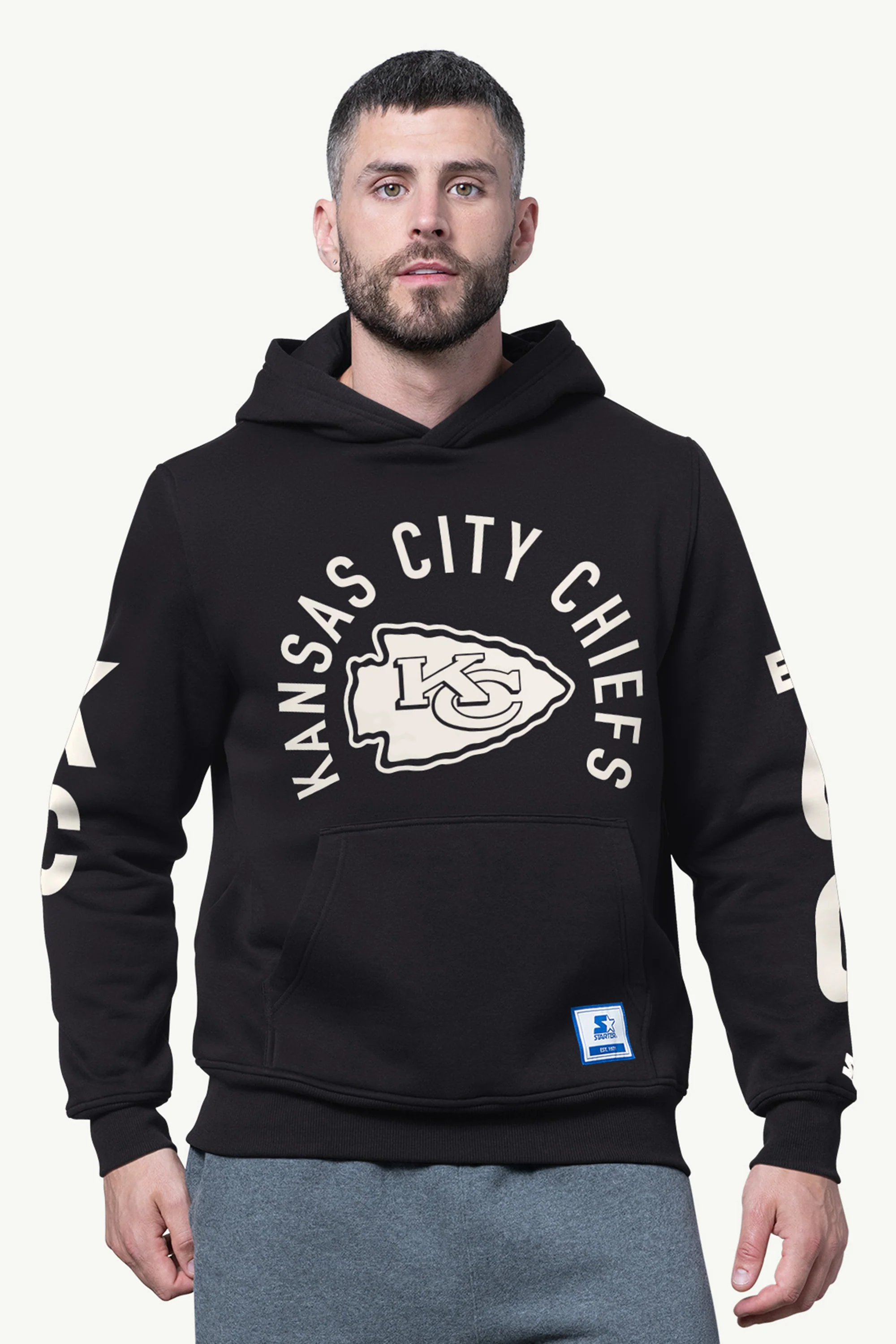 MENS KANSAS CITY CHIEFS HANDOFF FLEECE HOODIE