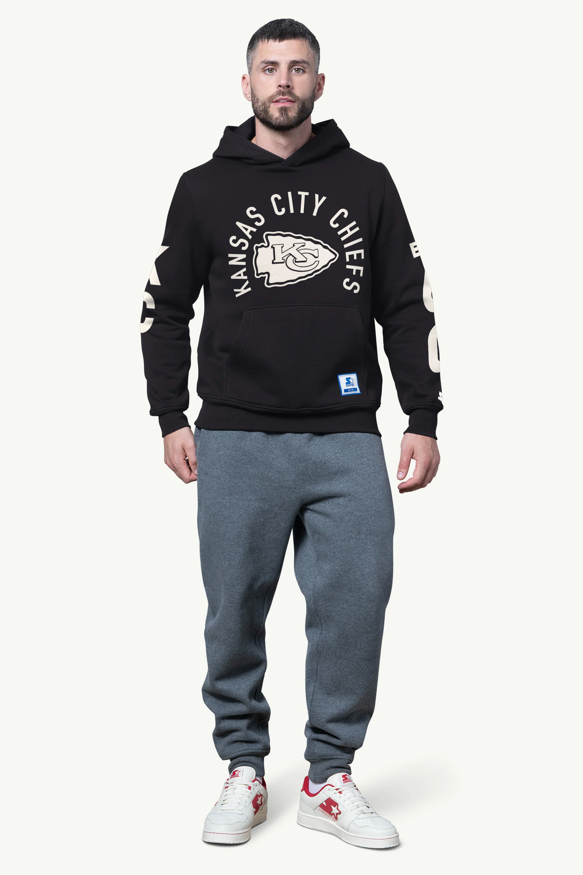 MENS KANSAS CITY CHIEFS HANDOFF FLEECE HOODIE - Image 2