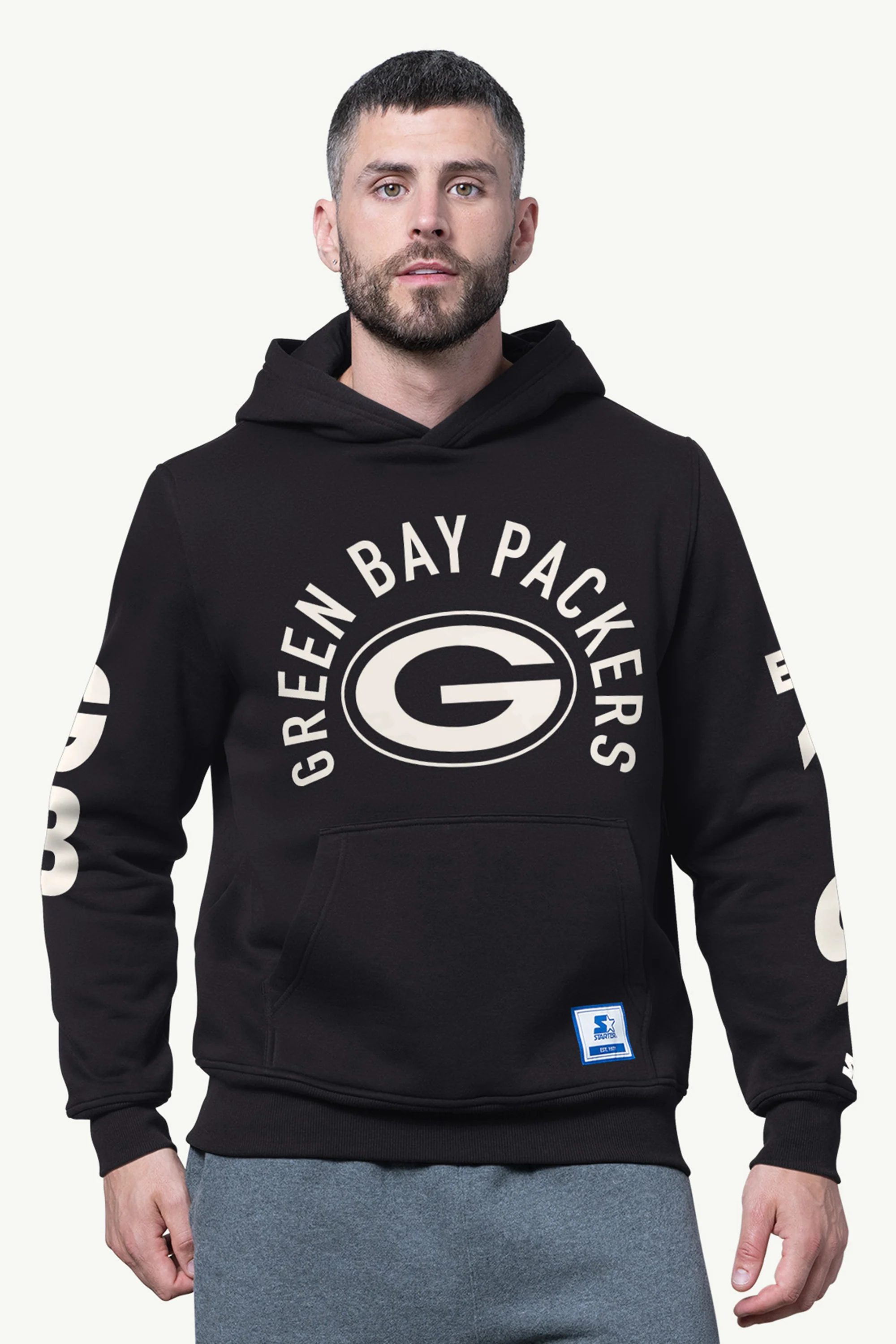 MENS GREEN BAY PACKERS HANDOFF FLEECE HOODIE