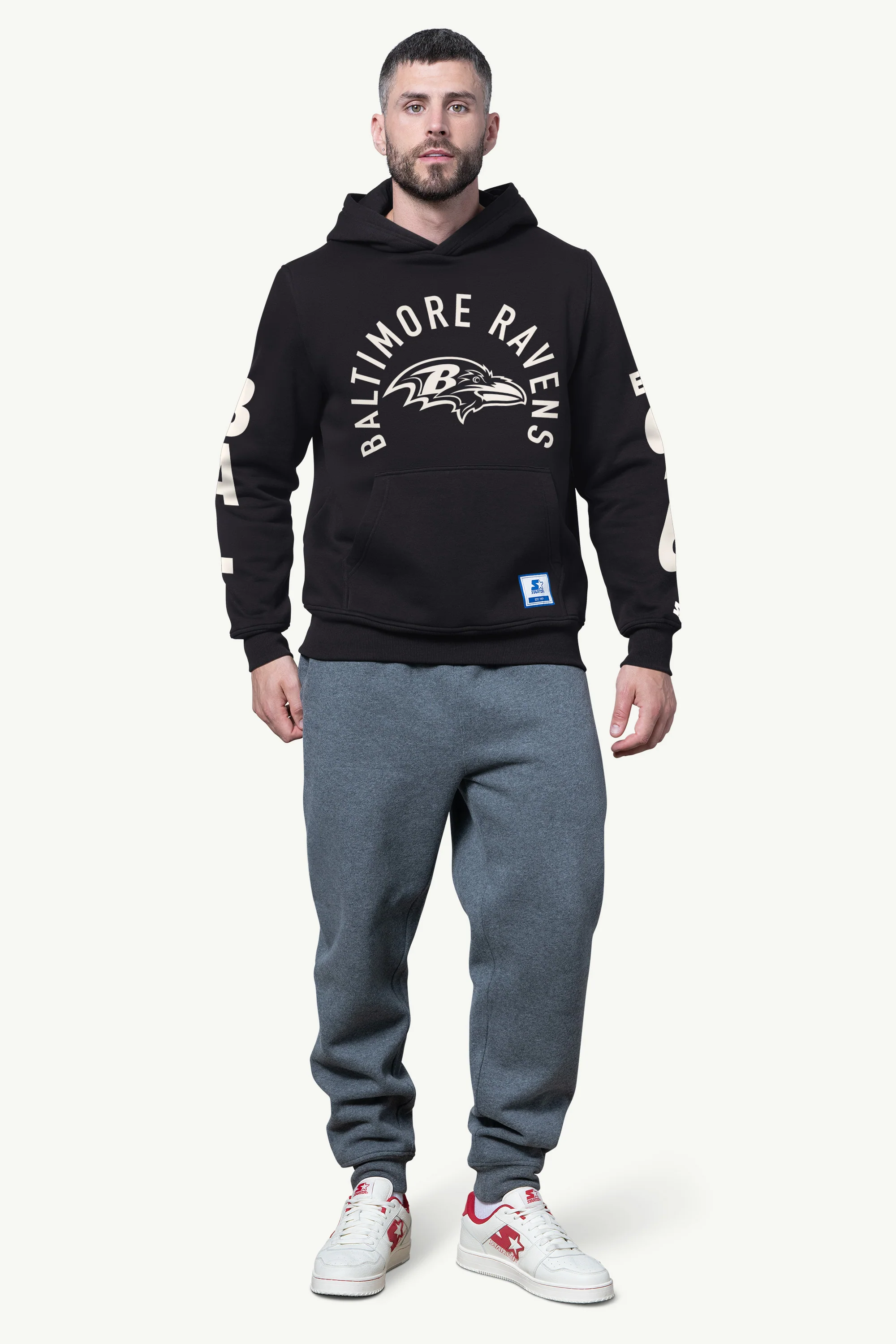 MENS BALTIMORE RAVENS HANDOFF FLEECE HOODIE - Image 2