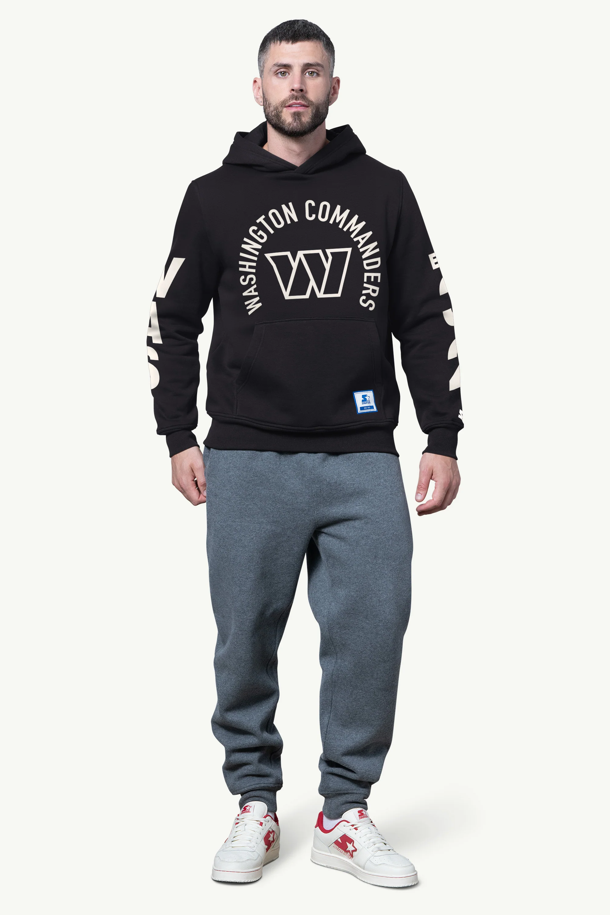 MENS WASHINGTON COMMANDERS HANDOFF FLEECE HOODIE - Image 2