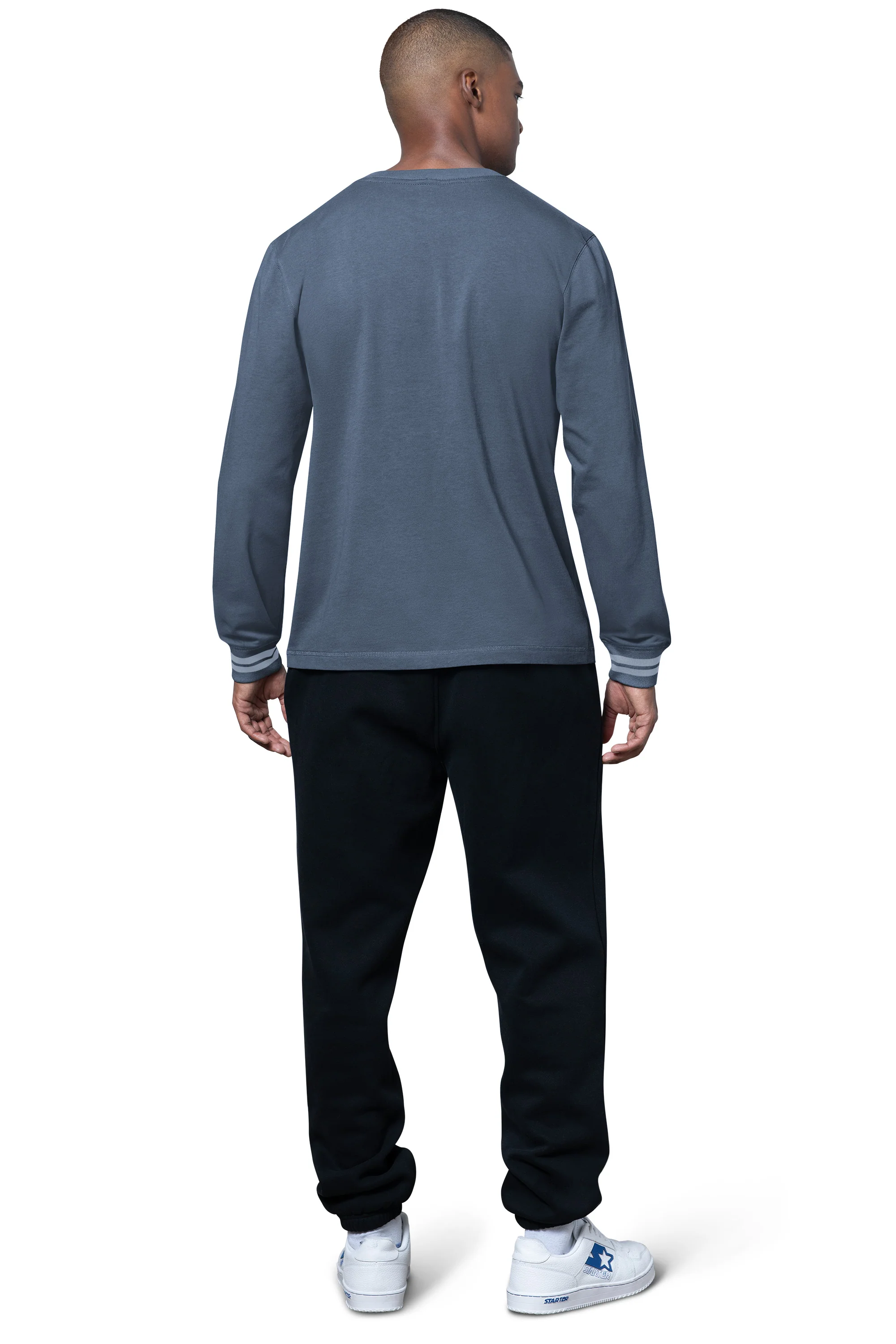 MENS DETROIT LIONS FIELD LONG SLEEVE T SHIRT - Image 3