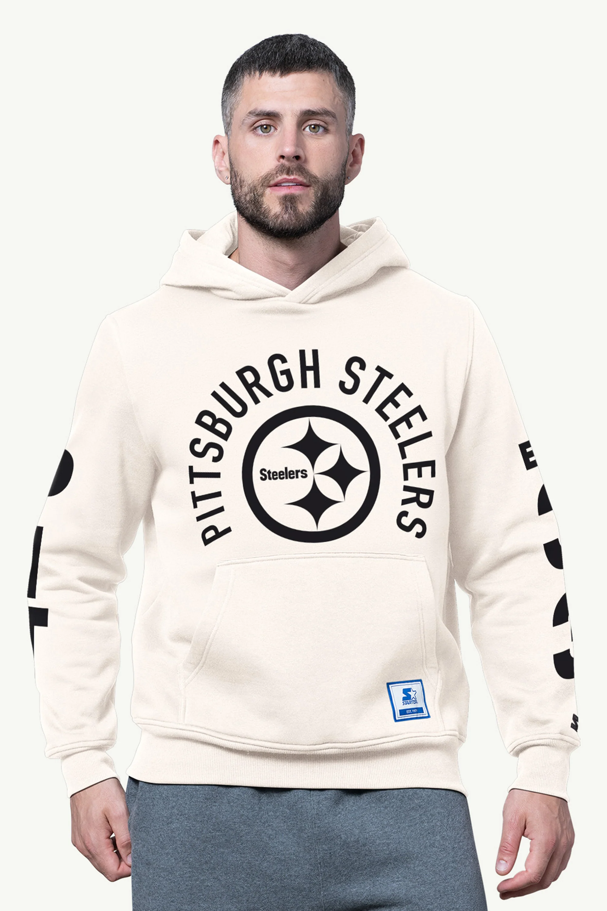 MENS PITTSBURGH STEELERS HANDOFF FLEECE HOODIE