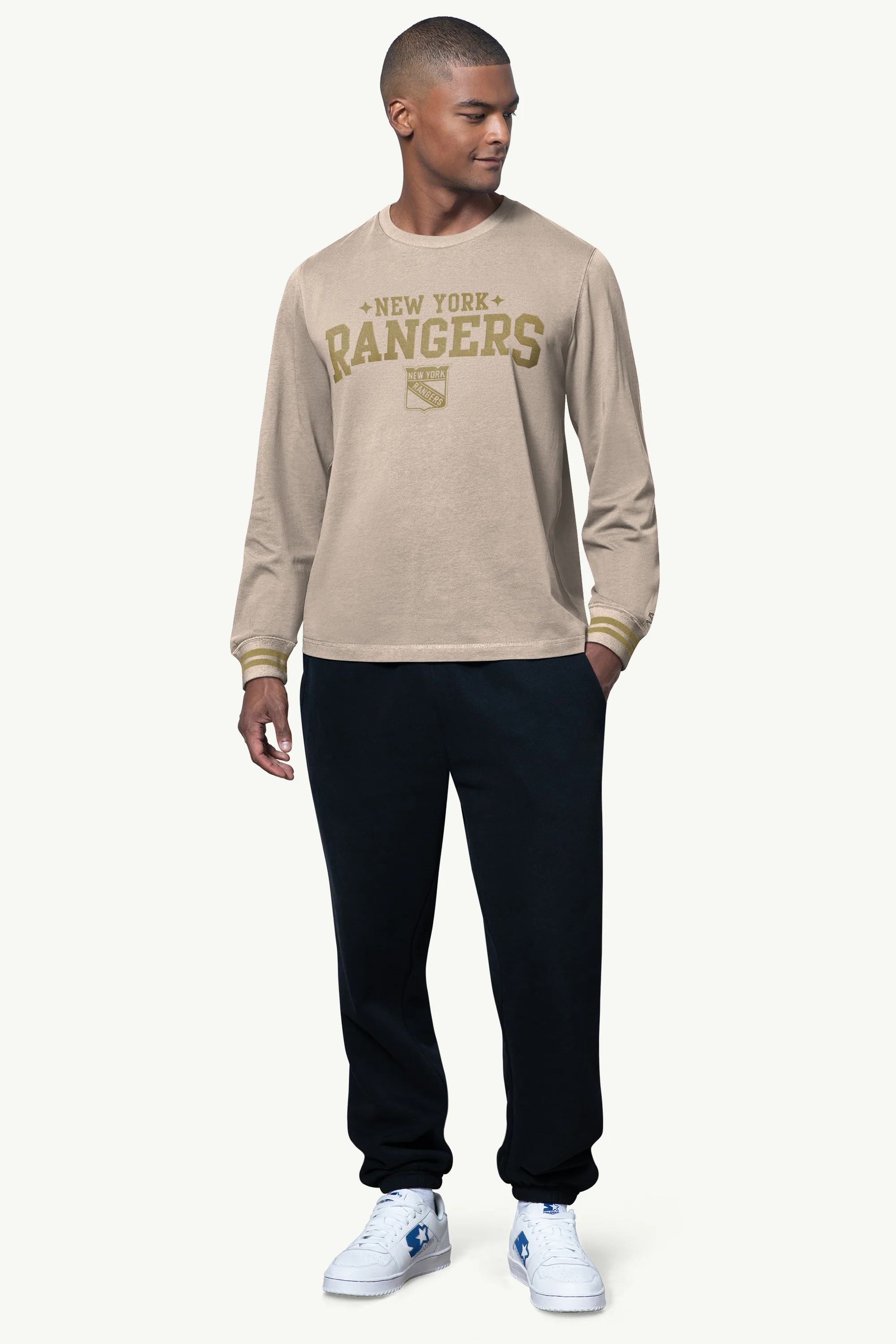 MENS NEW YORK RANGERS FIELD LONG SLEEVE - Image 2