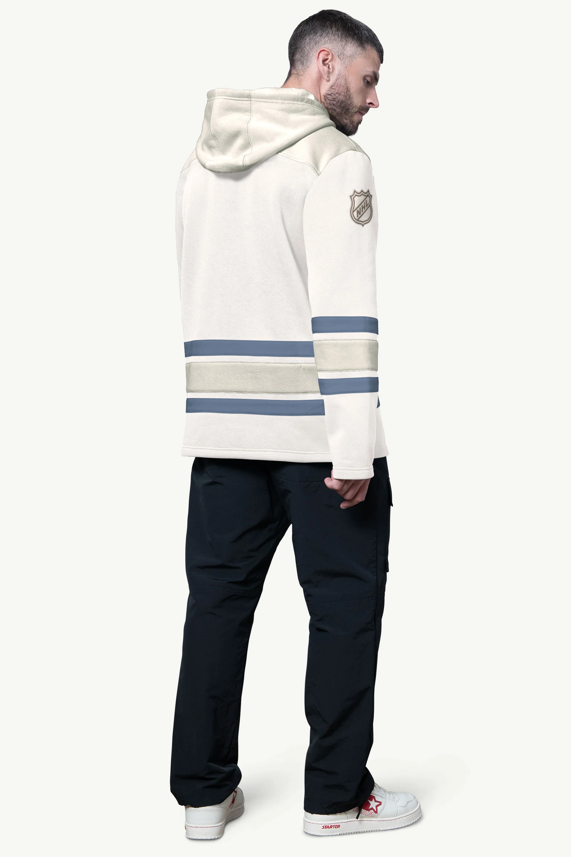 MENS SEATTLE KRAKEN SLAP SHOT HOODED HOCKEY PULLOVER - Image 3