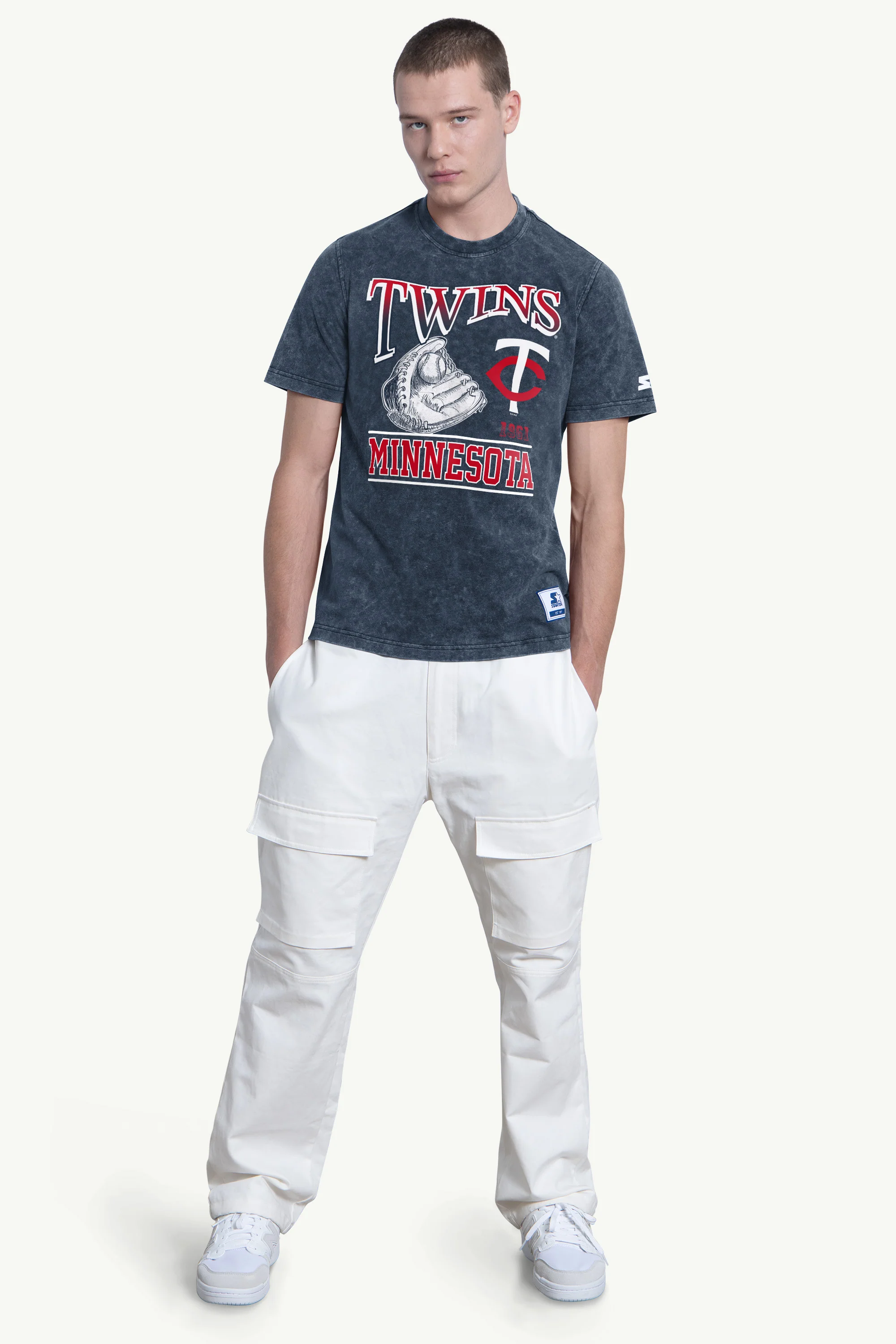 MENS MINNESOTA TWINS SPIKE SHORT SLEEVE T SHIRT - Image 3