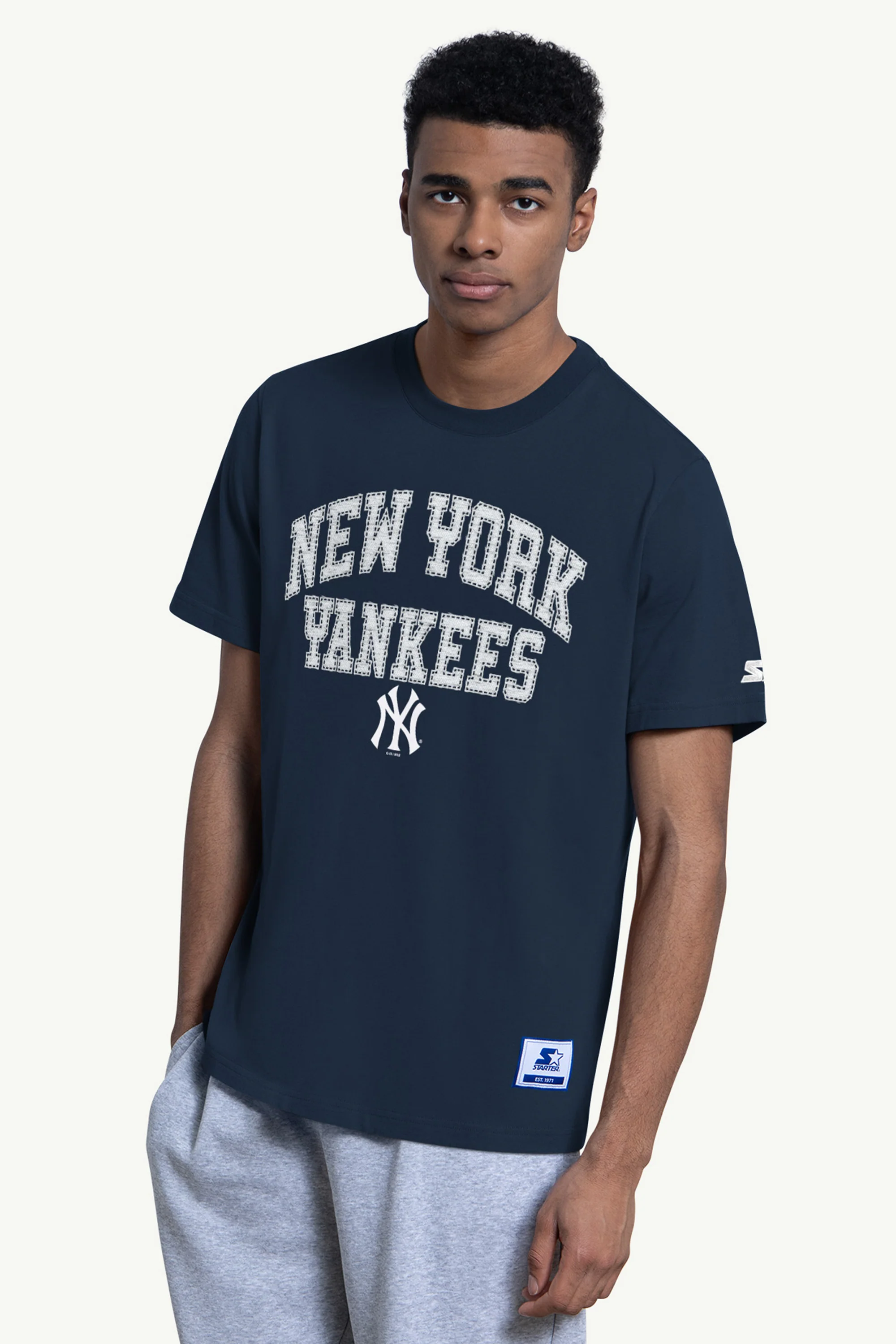 MENS NEW YORK YANKEES CORNERBACK SHORT SLEEVE T SHIRT