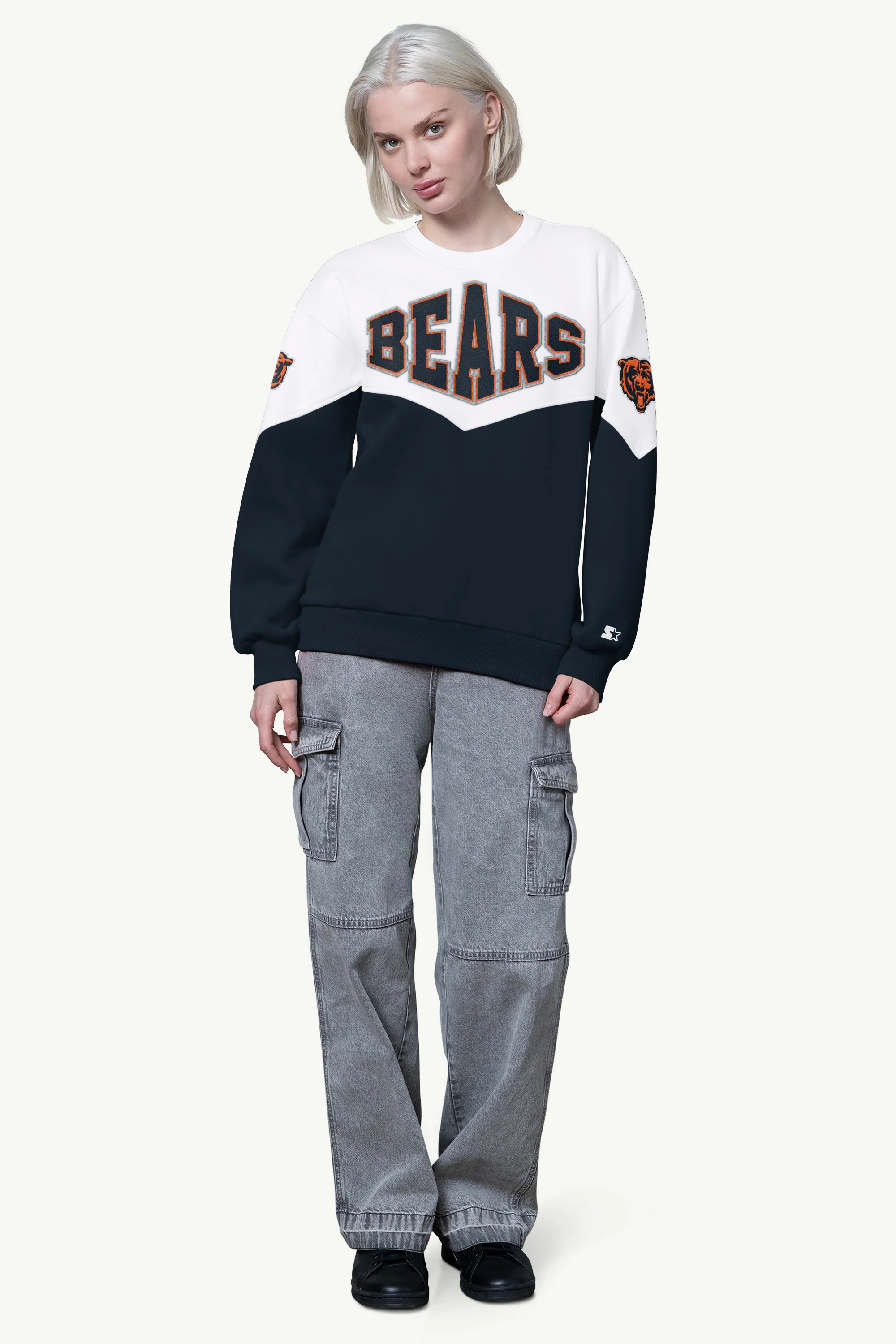WOMENS CHICAGO BEARS CLUTCH HIT FLEECE - Image 2