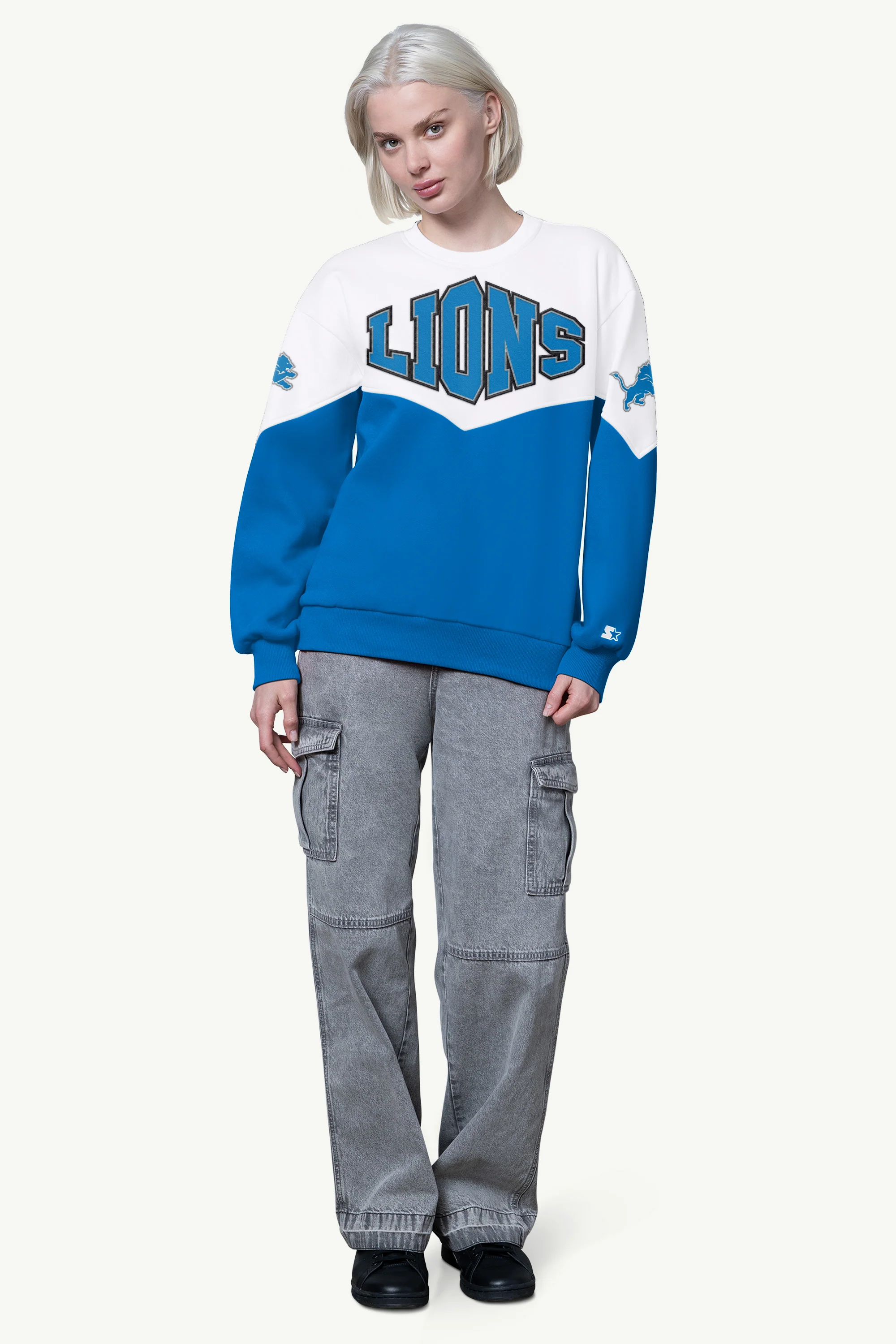 WOMENS DETROIT LIONS CLUTCH HIT FLEECE - Image 2