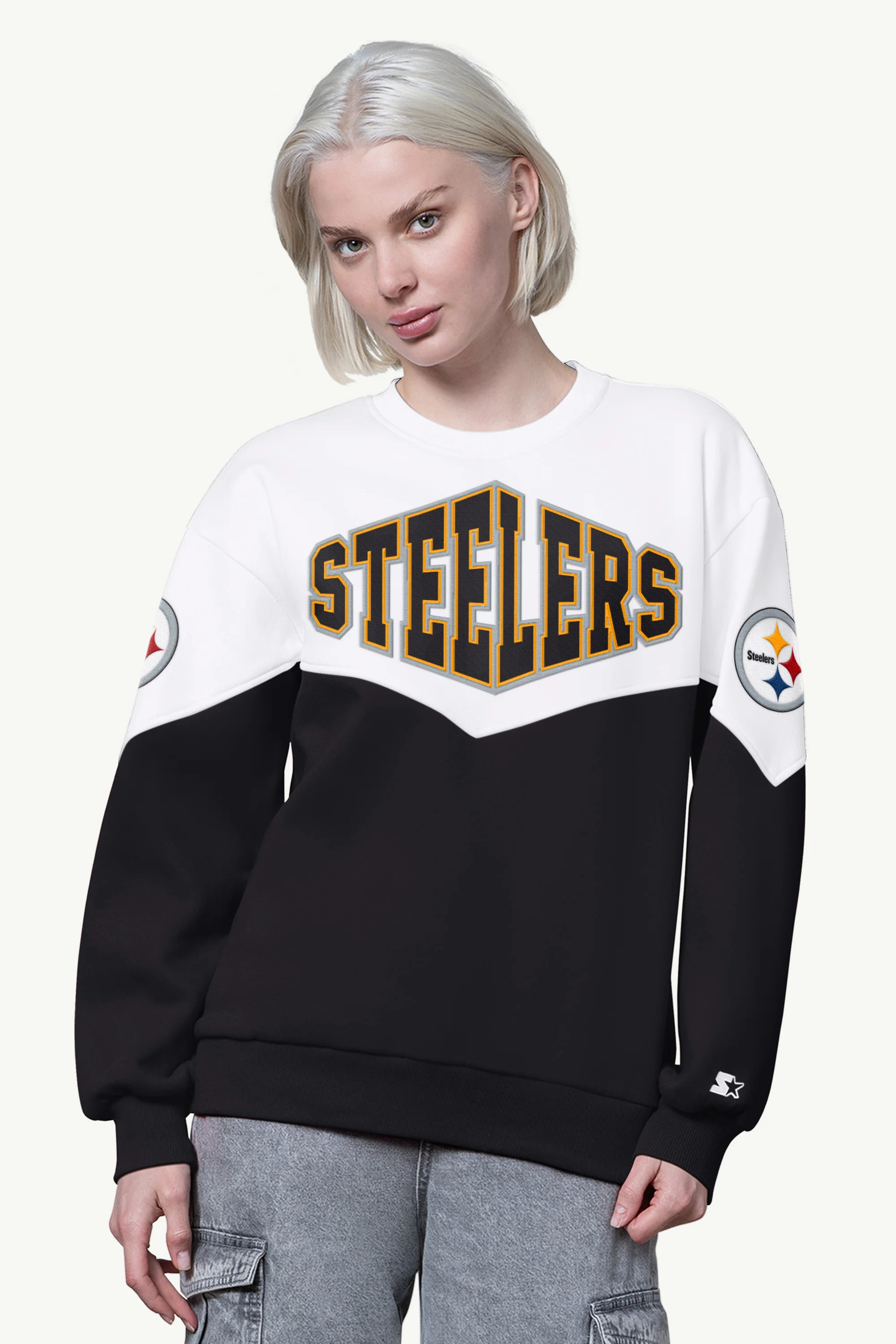 WOMENS PITTSBURGH STEELERS CLUTCH HIT FLEECE