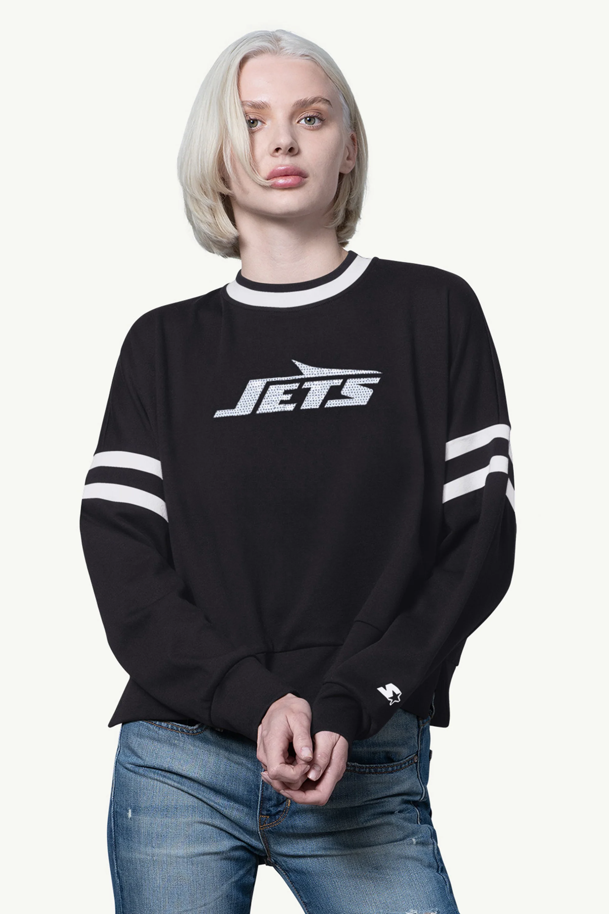 WOMENS NEW YORK JETS RALLY SEQUIN TOP
