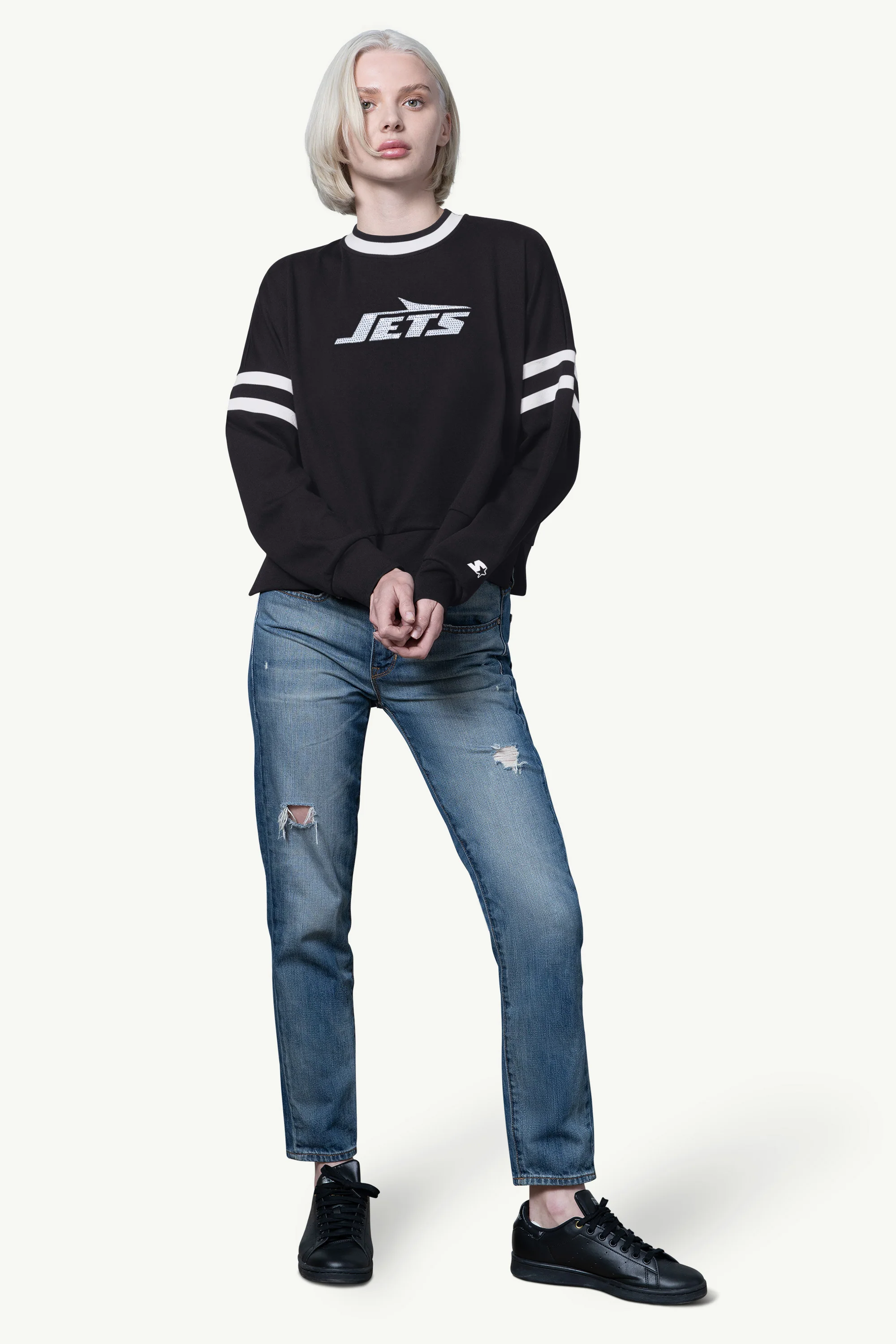 WOMENS NEW YORK JETS RALLY SEQUIN TOP - Image 2
