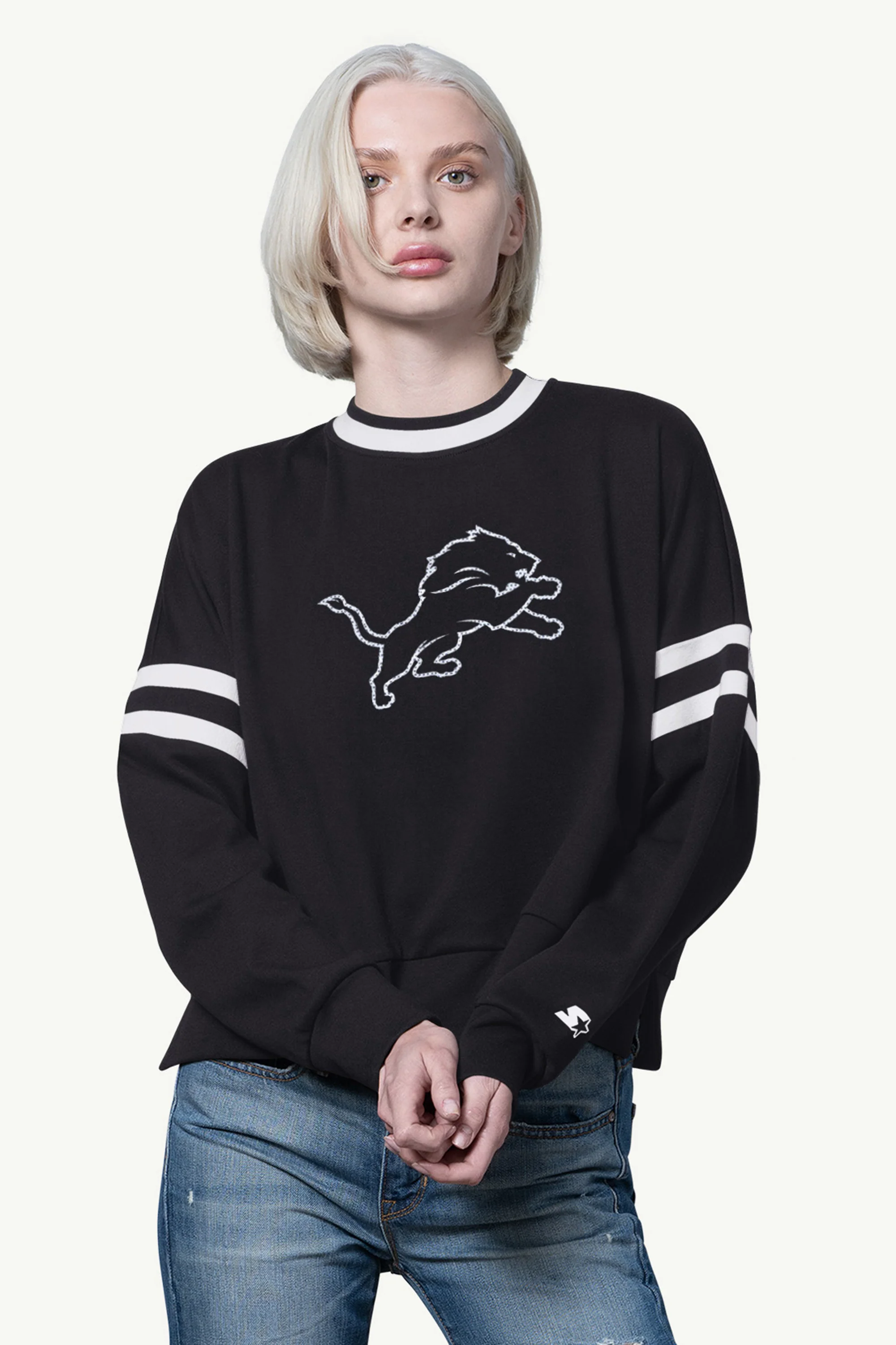 WOMENS DETROIT LIONS RALLY SWEATSHIRT