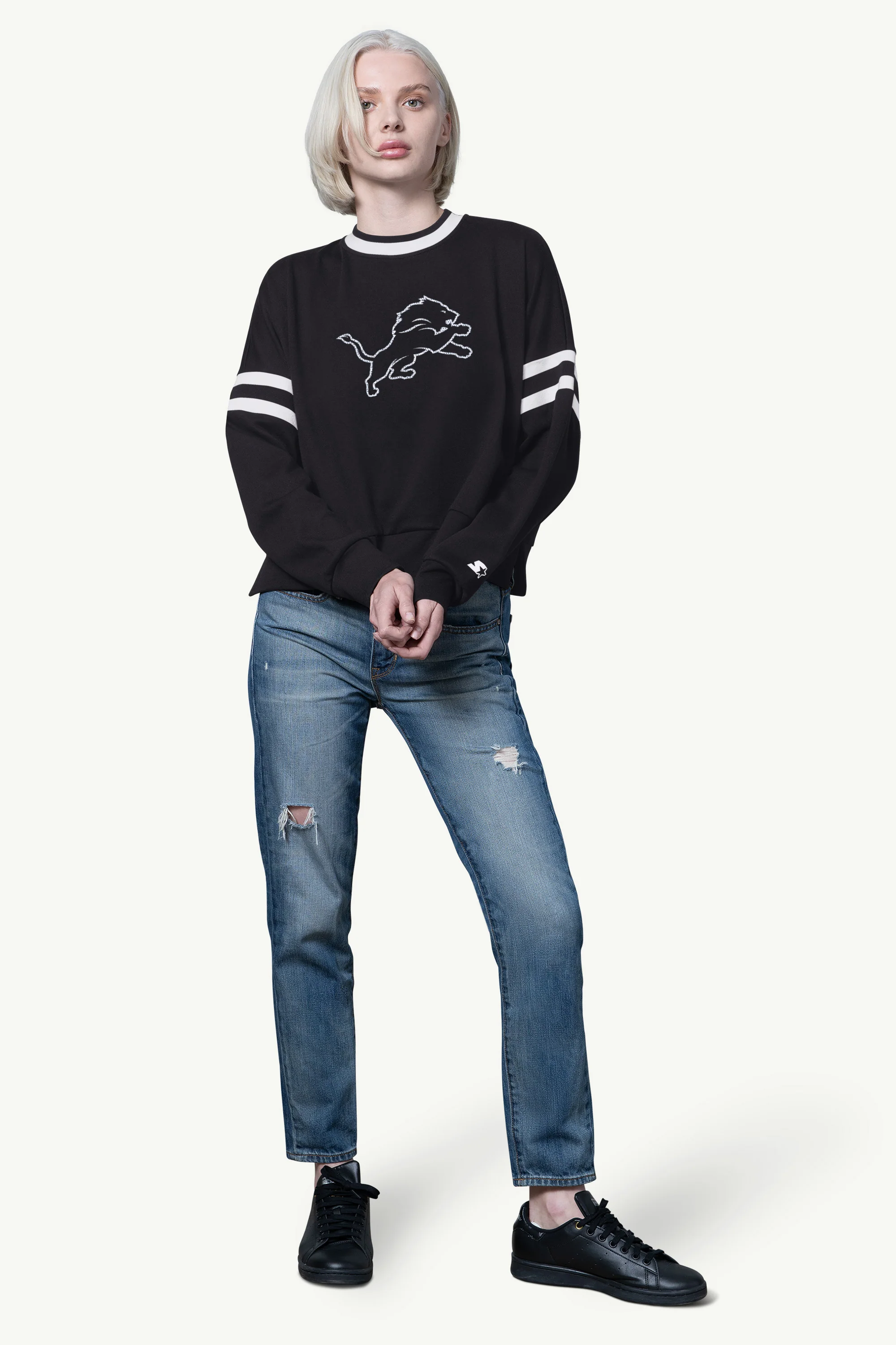 WOMENS DETROIT LIONS RALLY SWEATSHIRT - Image 2