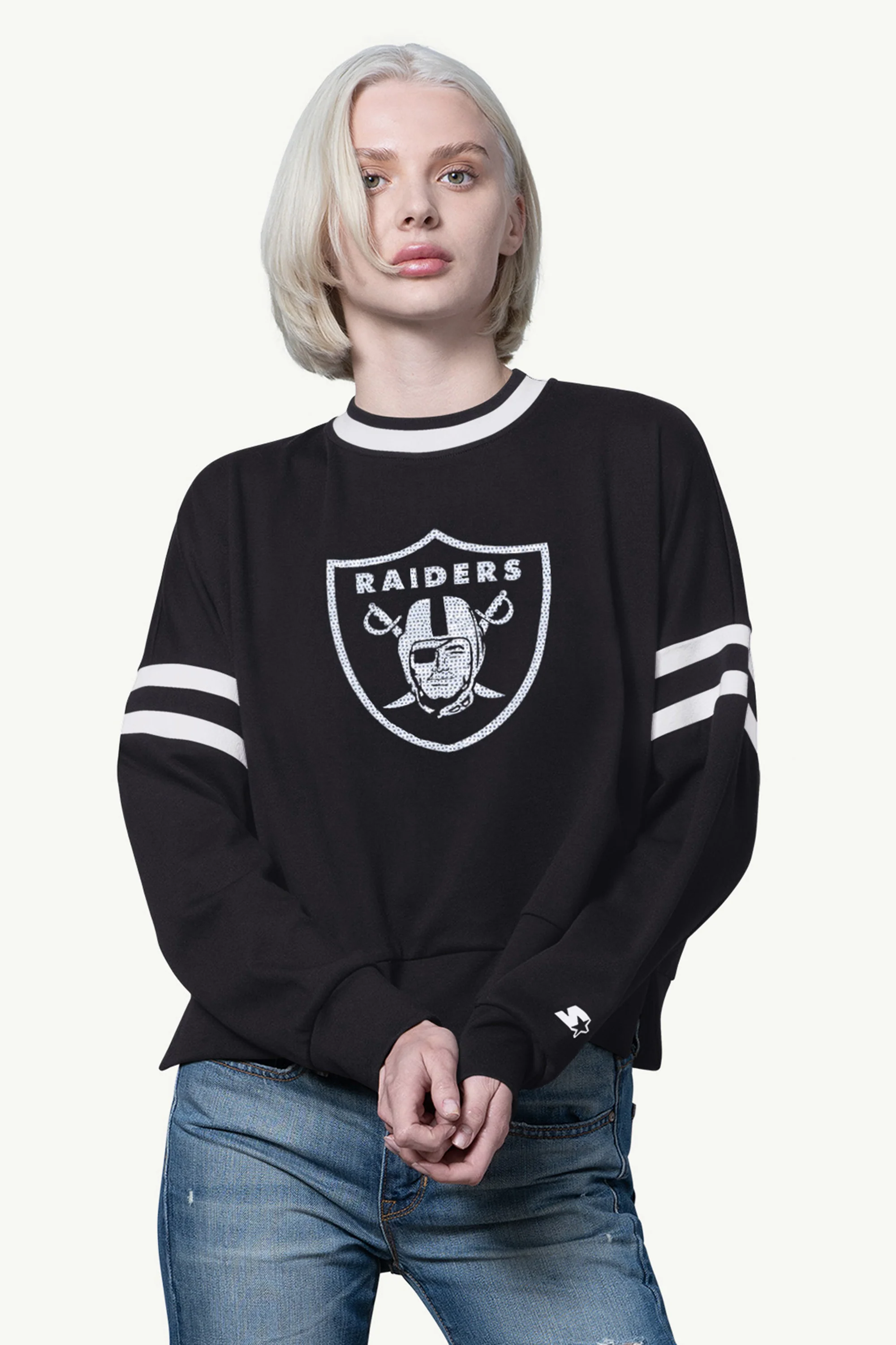 WOMENS LAS VEGAS RAIDERS RALLY SWEATSHIRT