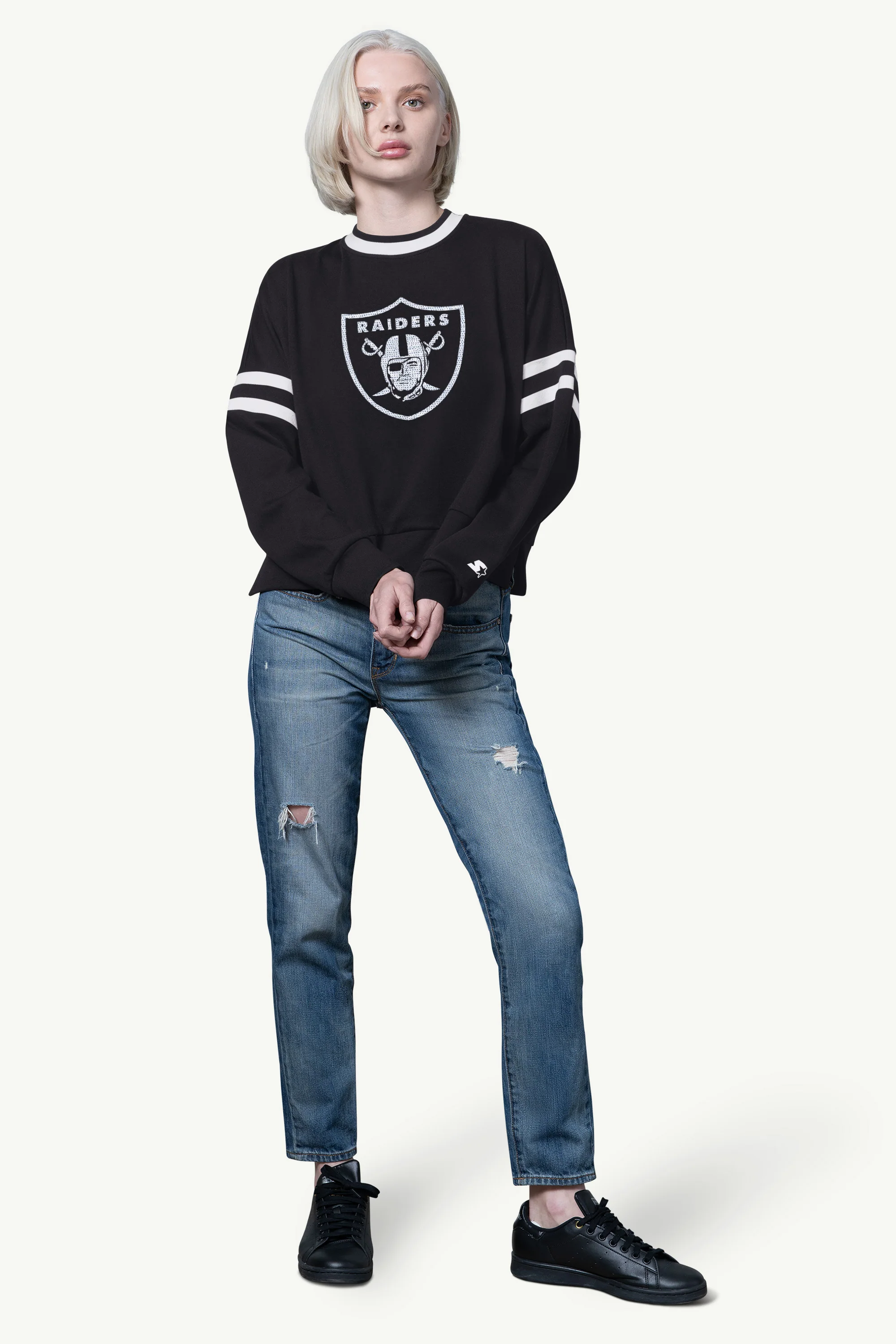 WOMENS LAS VEGAS RAIDERS RALLY SWEATSHIRT - Image 2