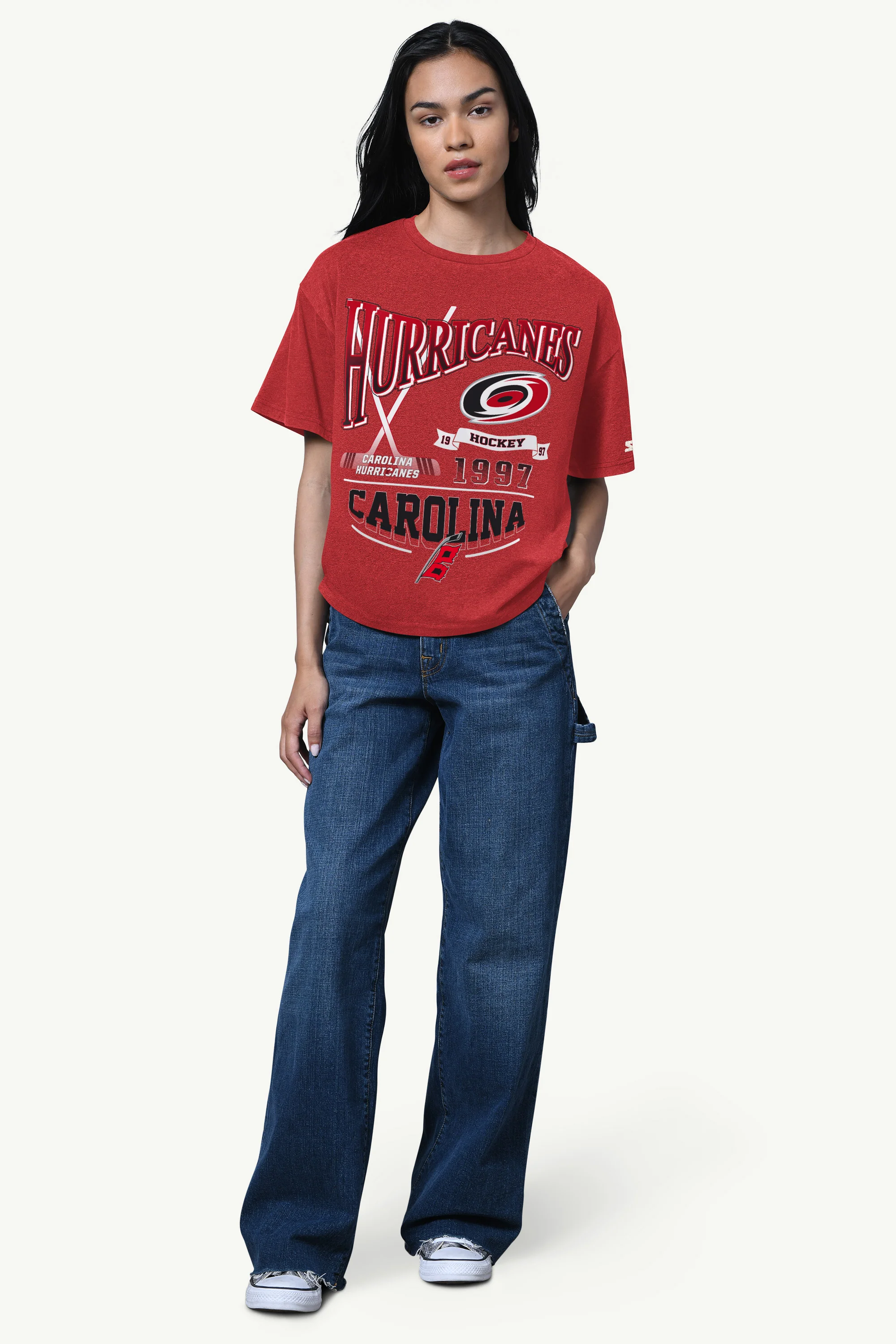 WOMENS CAROLINA HURRICANES HALL OF FAME T SHIRT - Image 2
