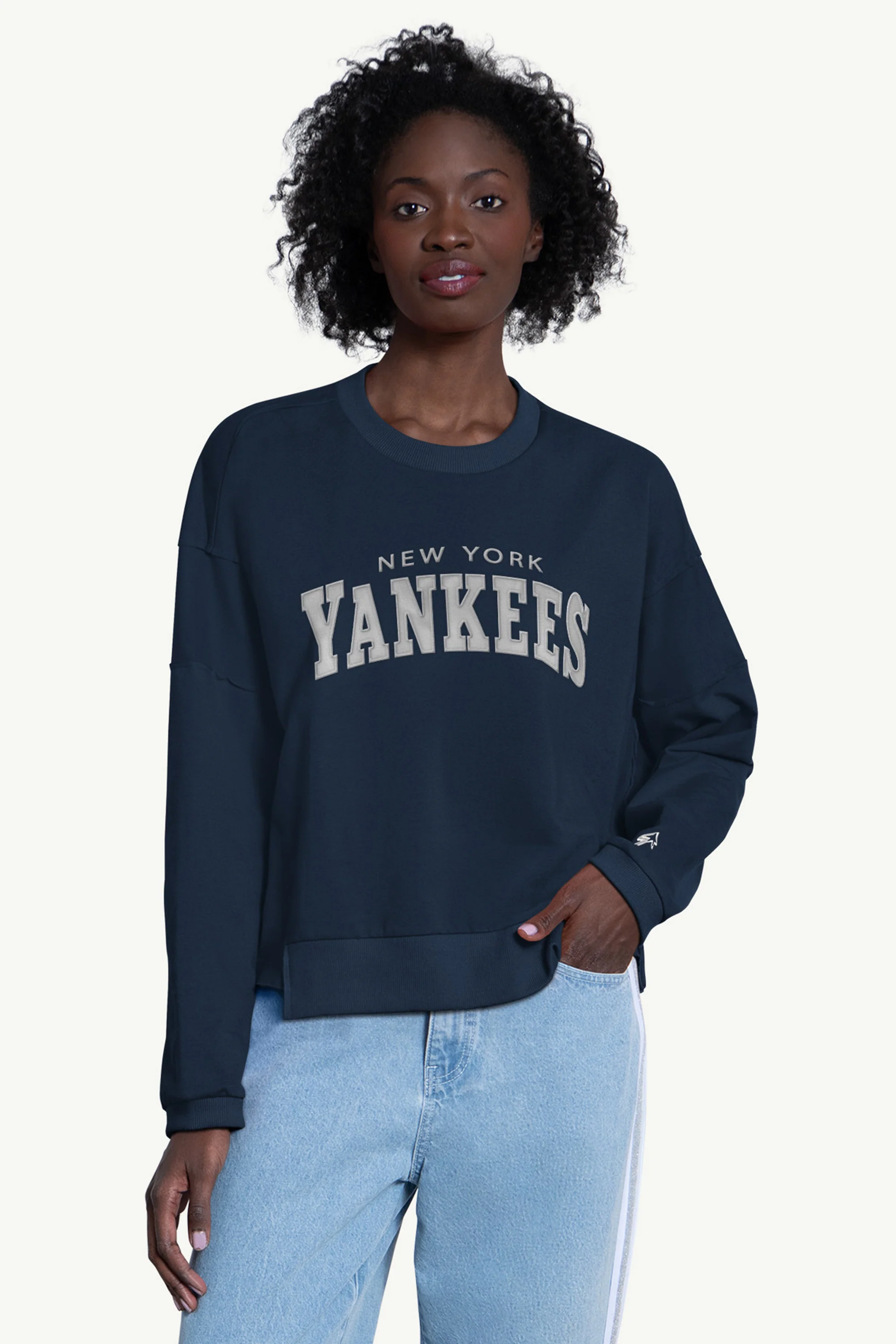 WOMENS NEW YORK YANKEES CREW NECK SWEATSHIRT