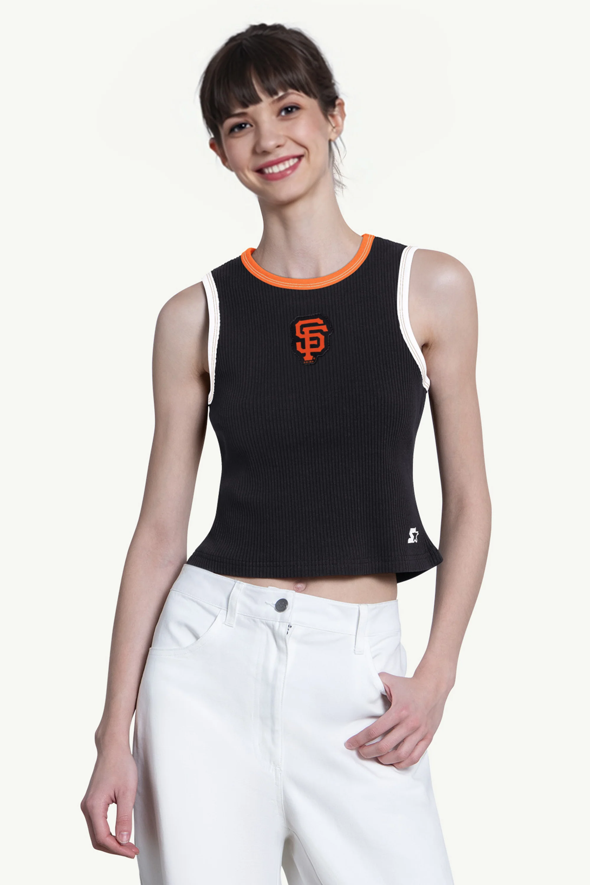 WOMENS SAN FRANCISCO GIANTS PLAY THE BALL CROP TANK