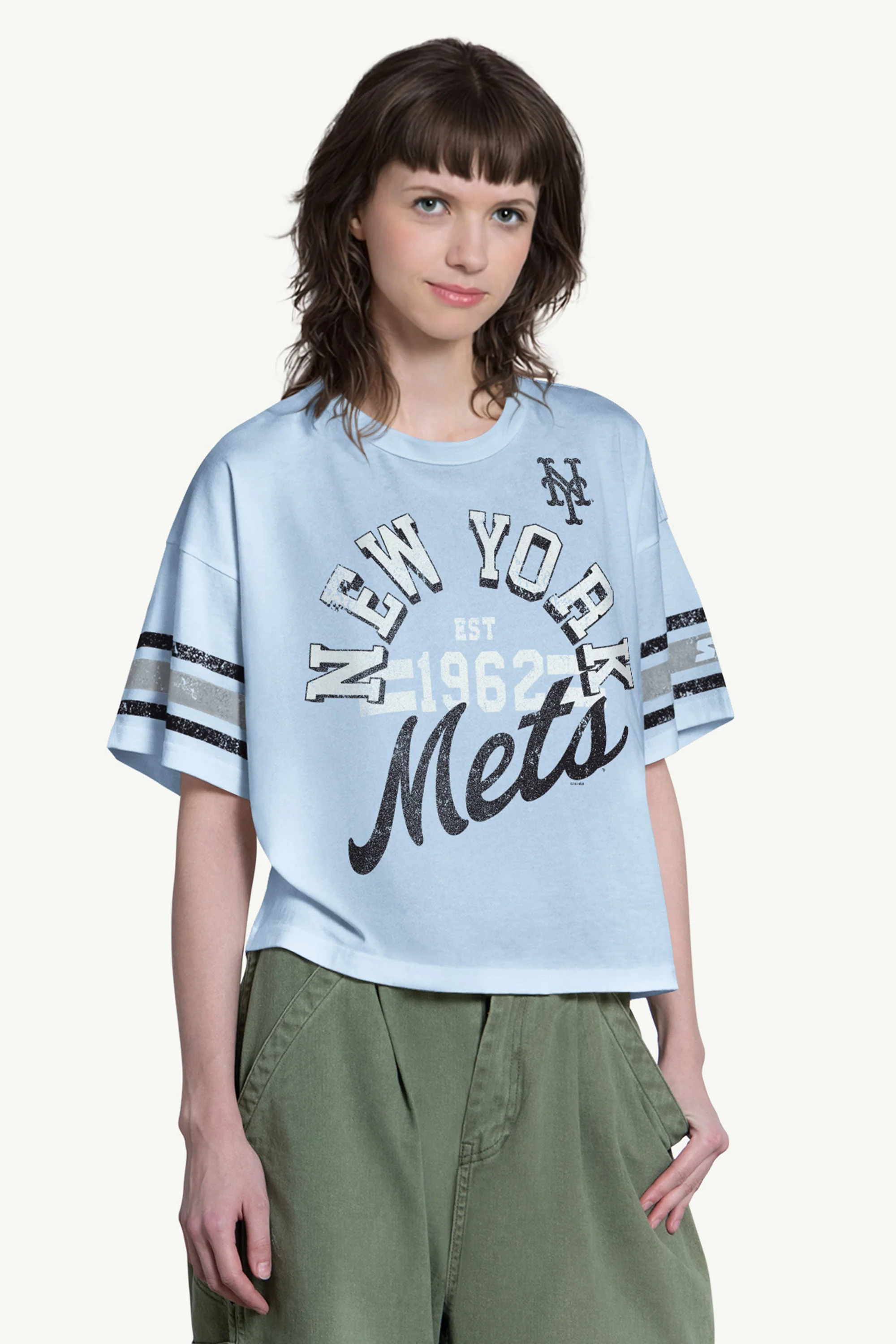 WOMENS NEW YORK METS OFFENSE  SHORT SLEEVE T SHIRT
