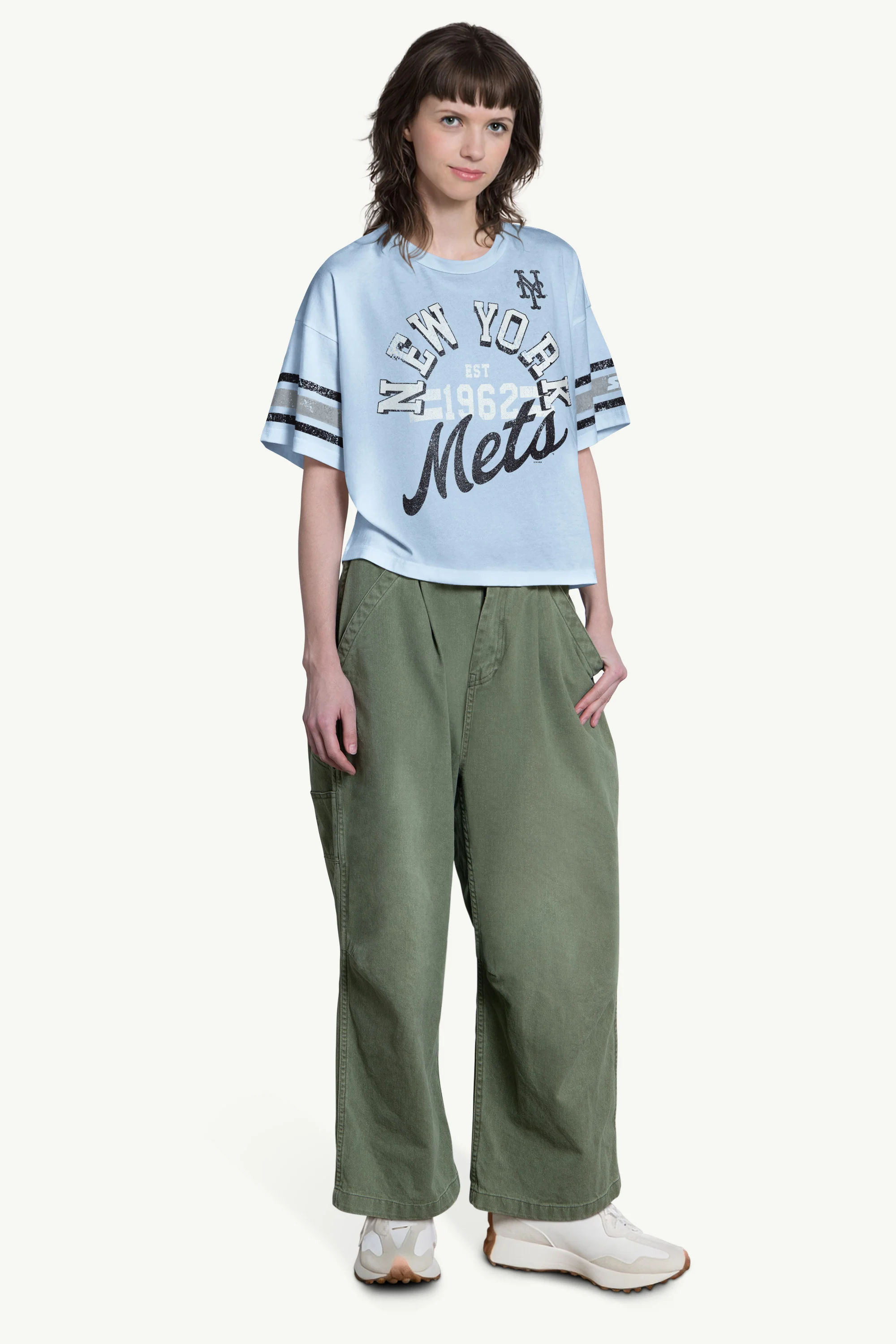 WOMENS NEW YORK METS OFFENSE  SHORT SLEEVE T SHIRT - Image 3