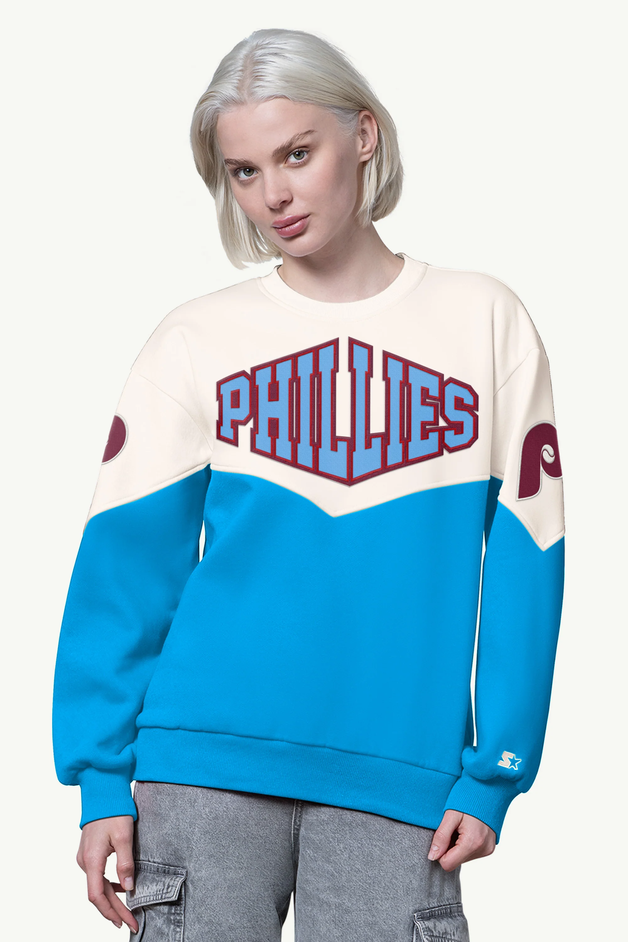 WOMENS PHILADELPHIA PHILLIES CLUTCH HIT FLEECE