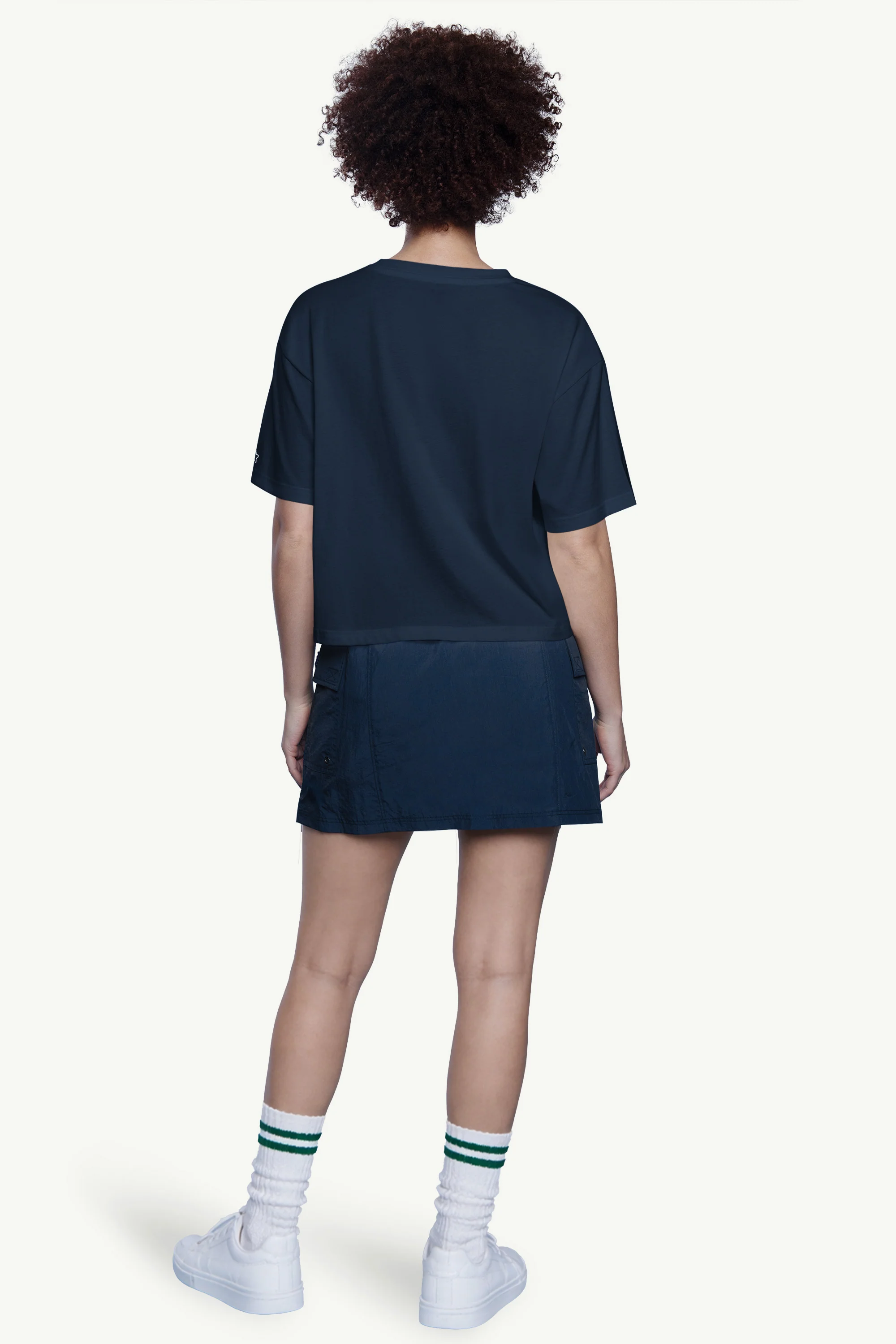 WOMENS NEW YORK YANKEES CROPPED T SHIRT - Image 2