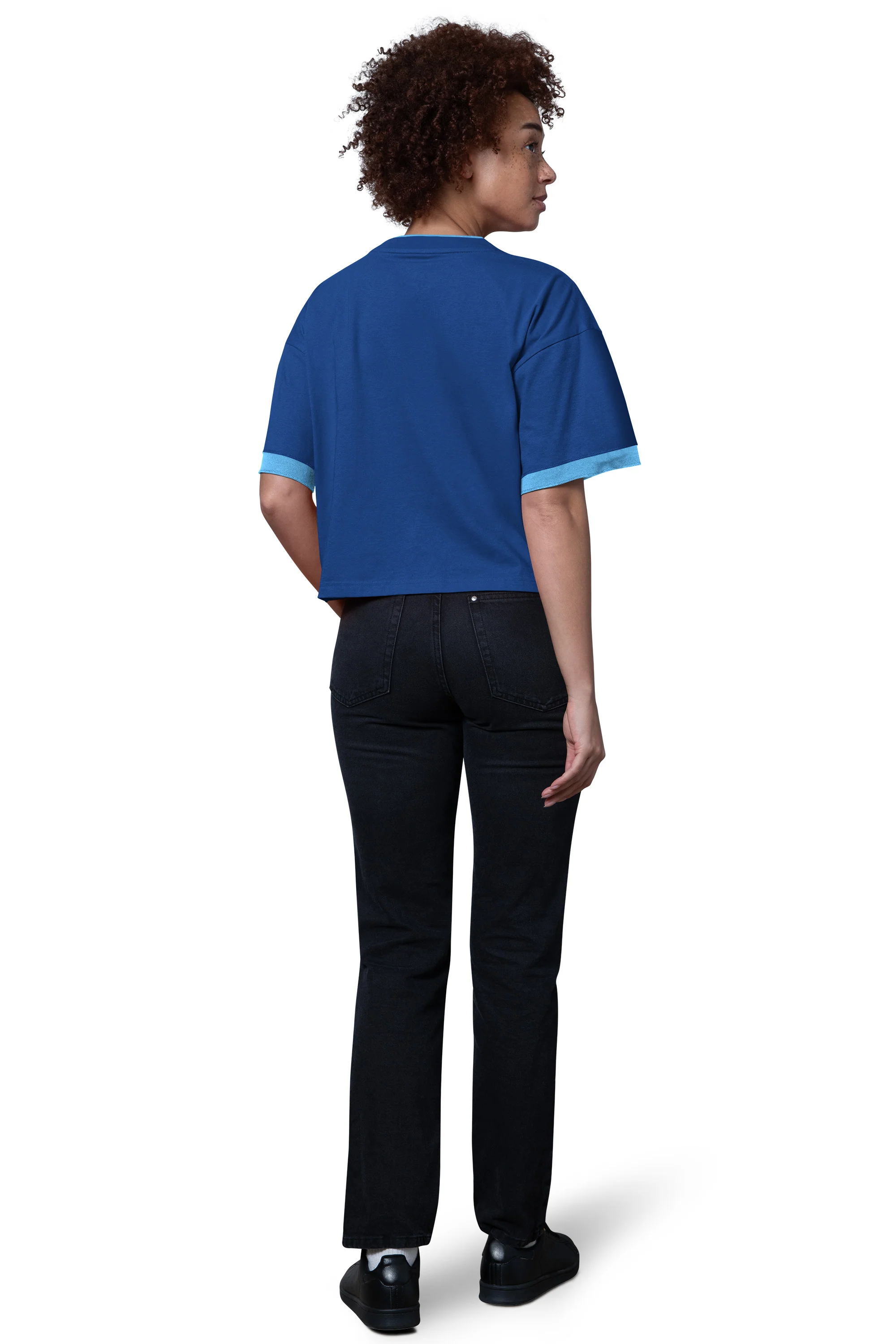 WOMENS KANSAS CITY ROYALS CROPPED T SHIRT - Image 2