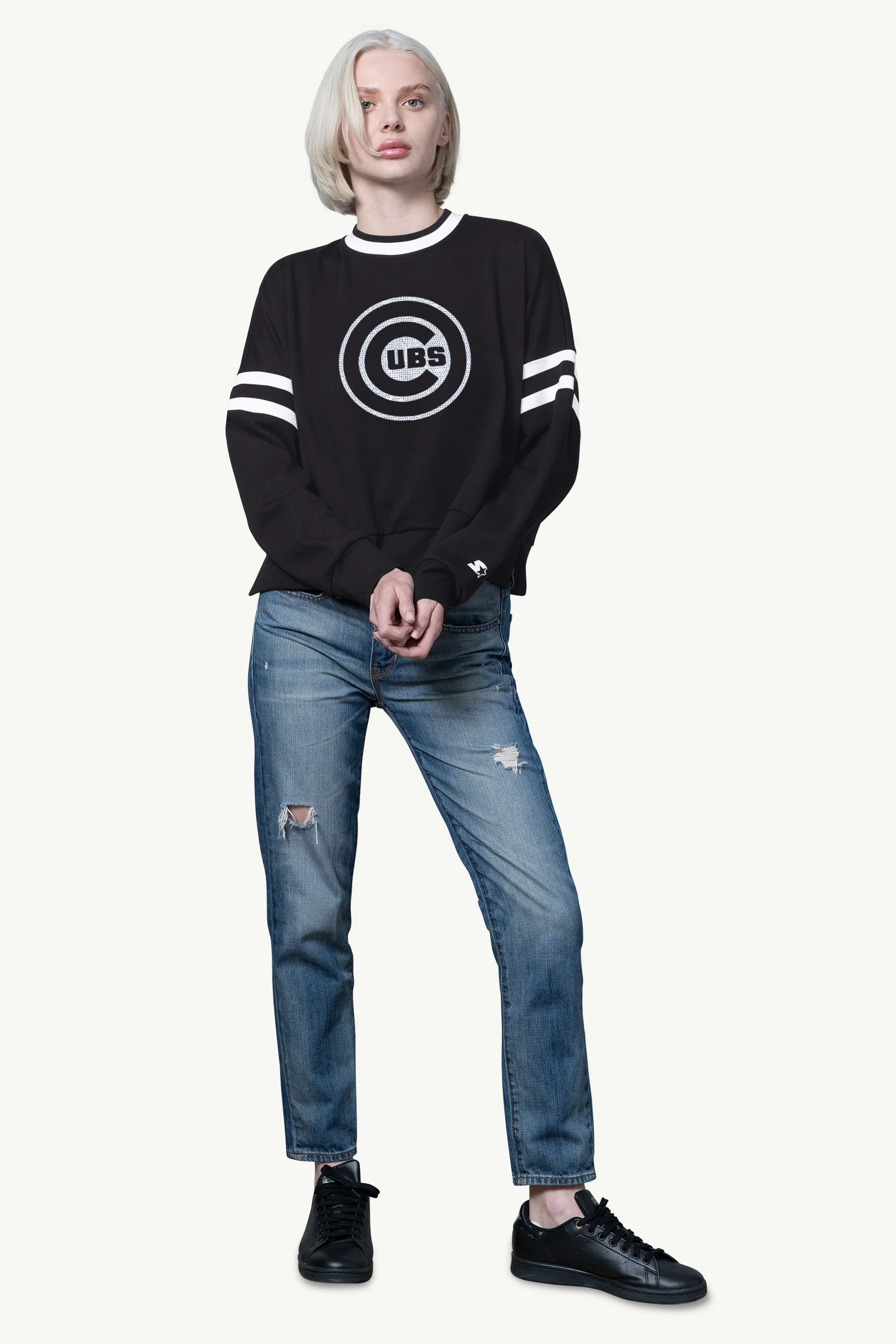 WOMENS CHICAGO CUBS RALLY SWEATSHIRT - Image 3