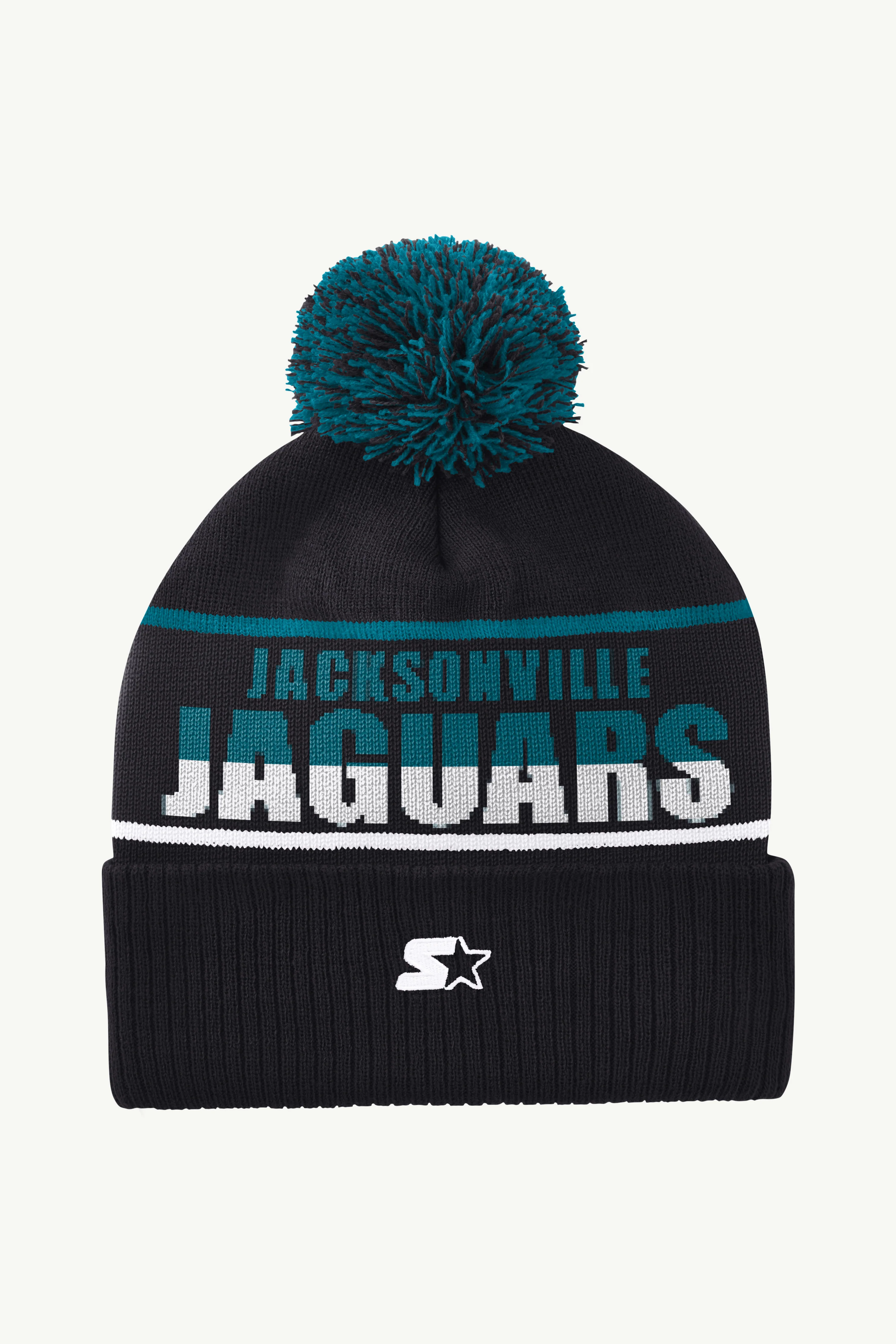 JACKSONVILLE JAGUARS POM CUFFED BEANIE - Image 2