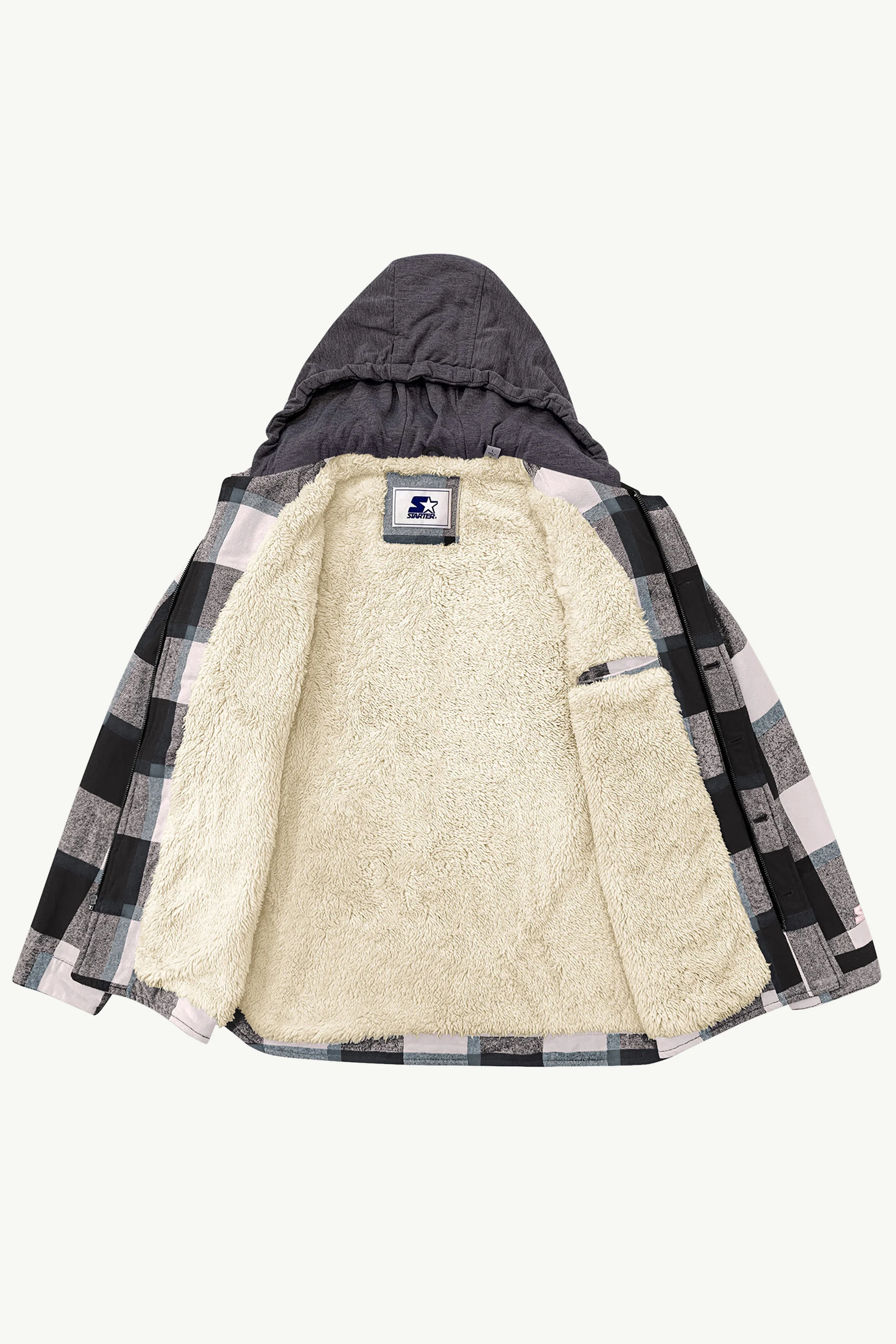 PITTSBURGH STEELERS BIG JOE SHERPA LINED PLAID JACKET - Image 3