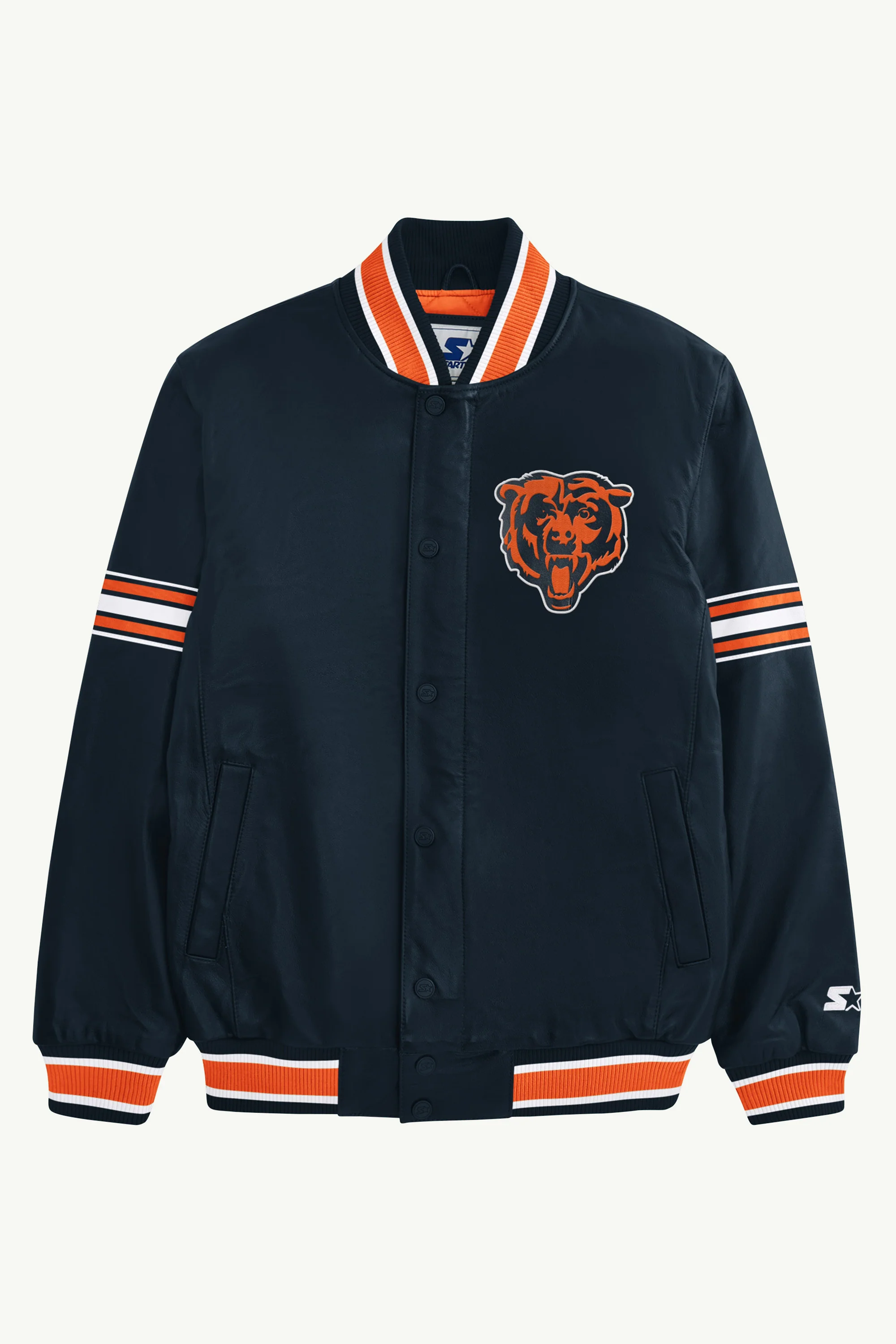 MENS CHICAGO BEARS VARSITY LEATHER JACKET