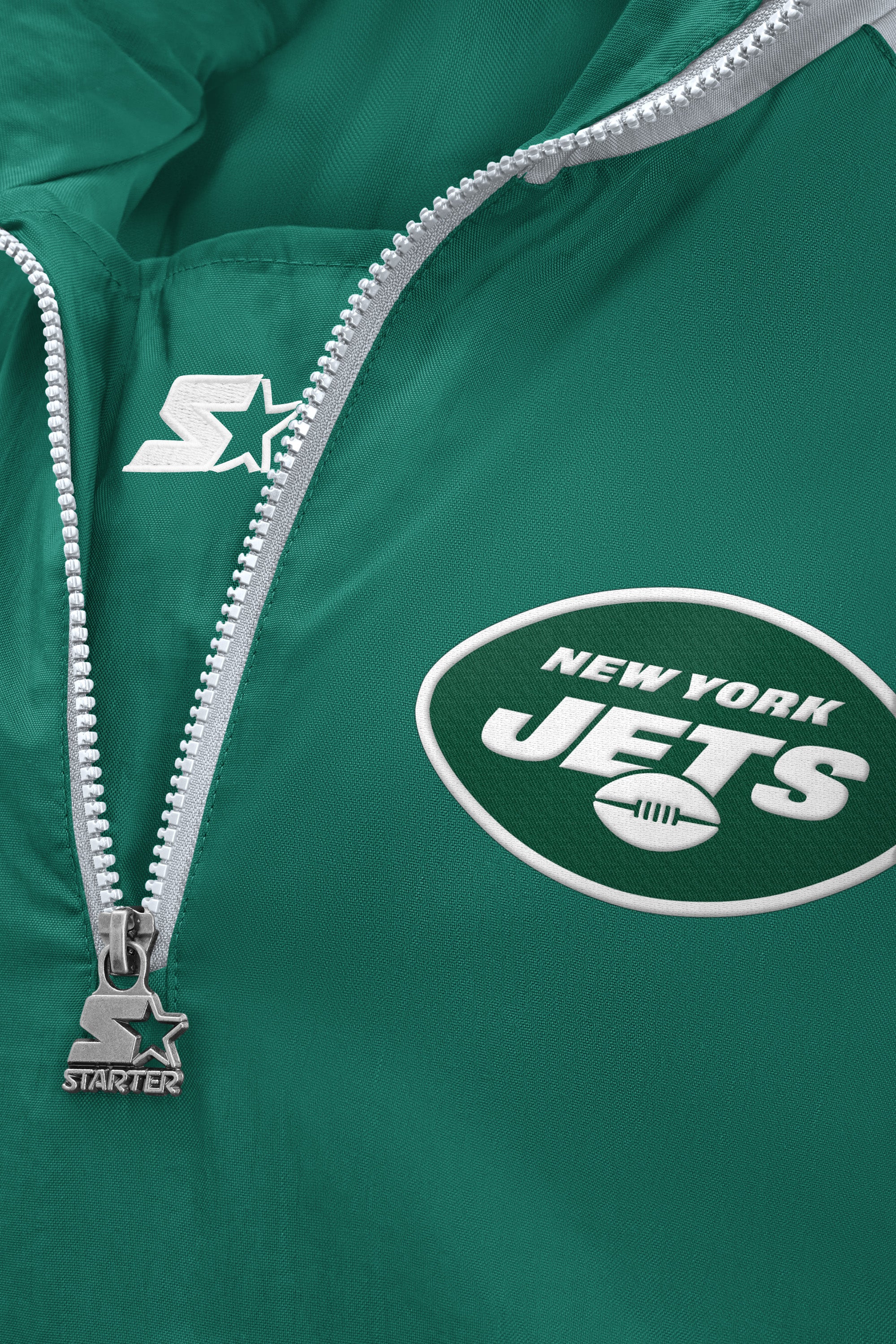 MENS NEW YORK JETS QUARTER ZIP JACKET - Image 4