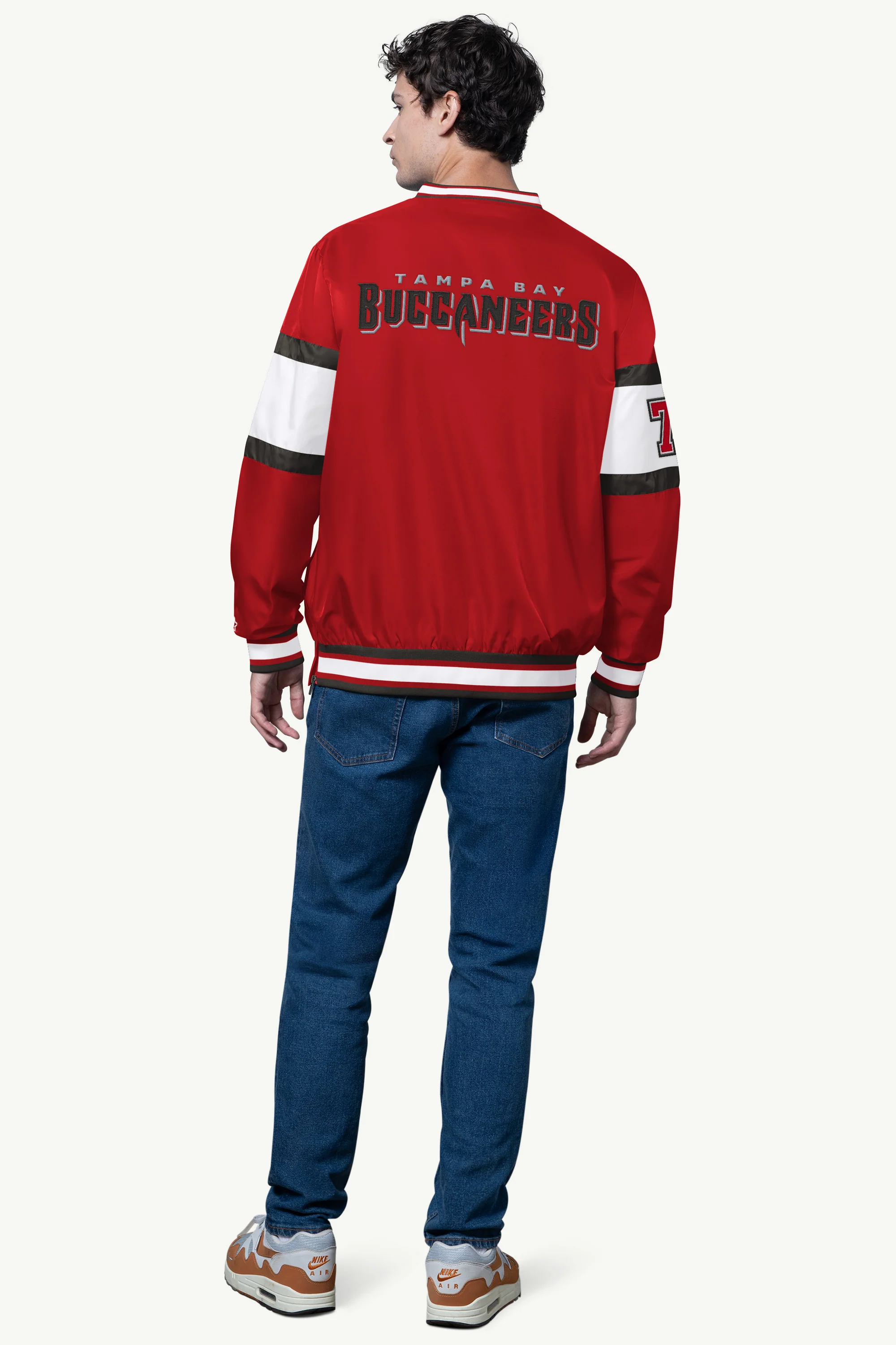 MENS TAMPA BAY BUCCANEERS SIGNAL COLLAR PULLOVER - Image 3